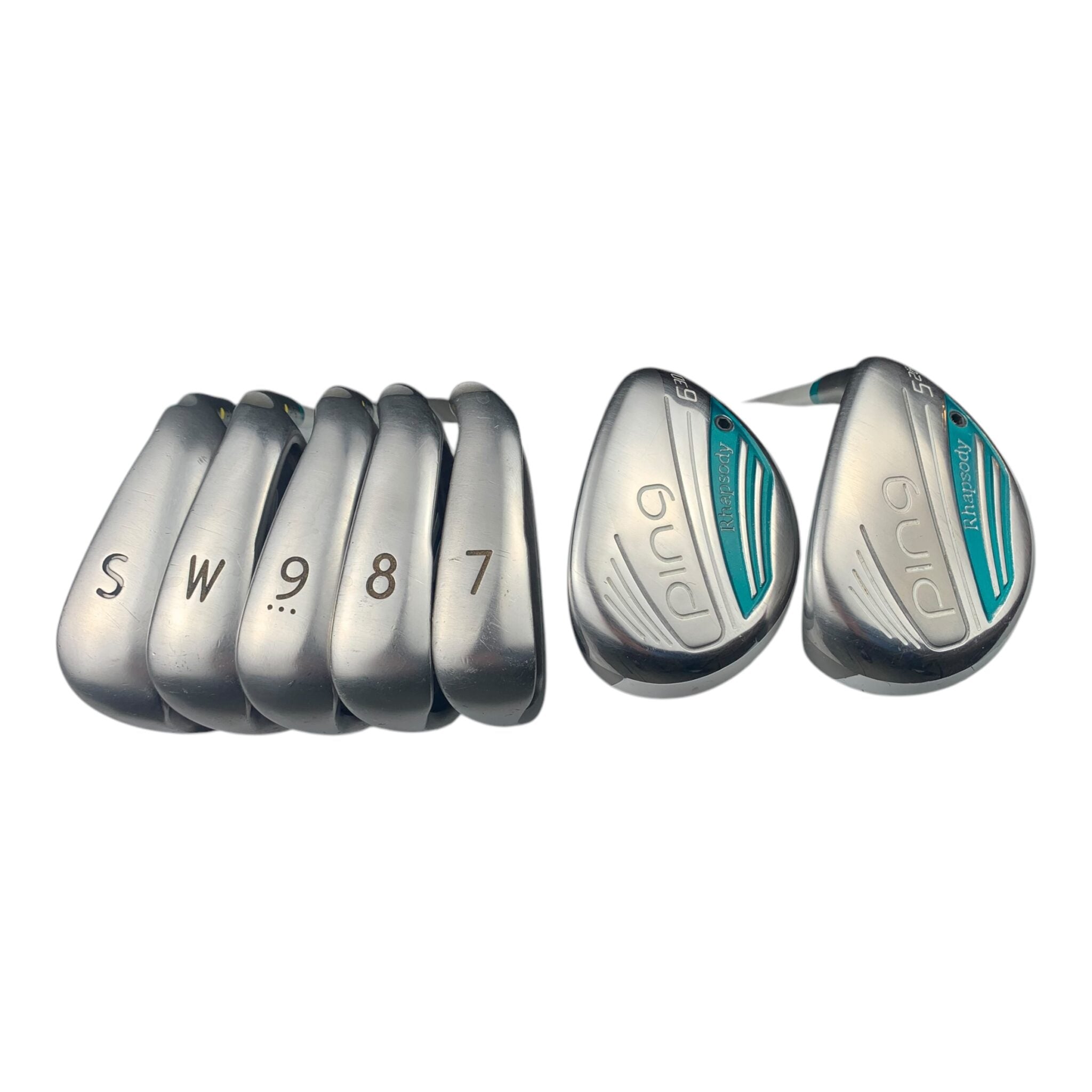 PING Rhapsody Jernsæt / Flex Ladies / 5H-SW  / Grafit