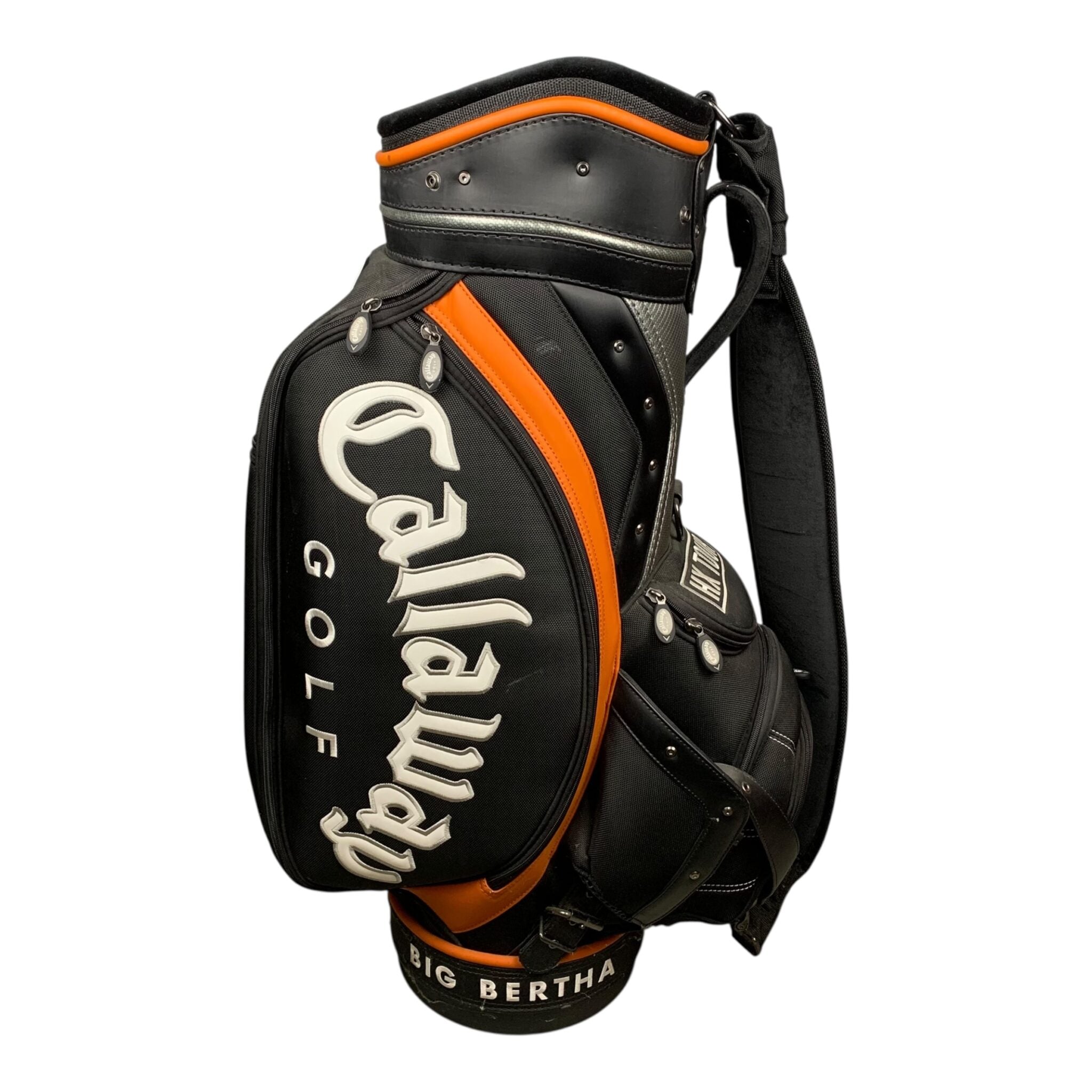 Callaway Fusion Staffbag / Schwarz/Orange / 6-Fächer