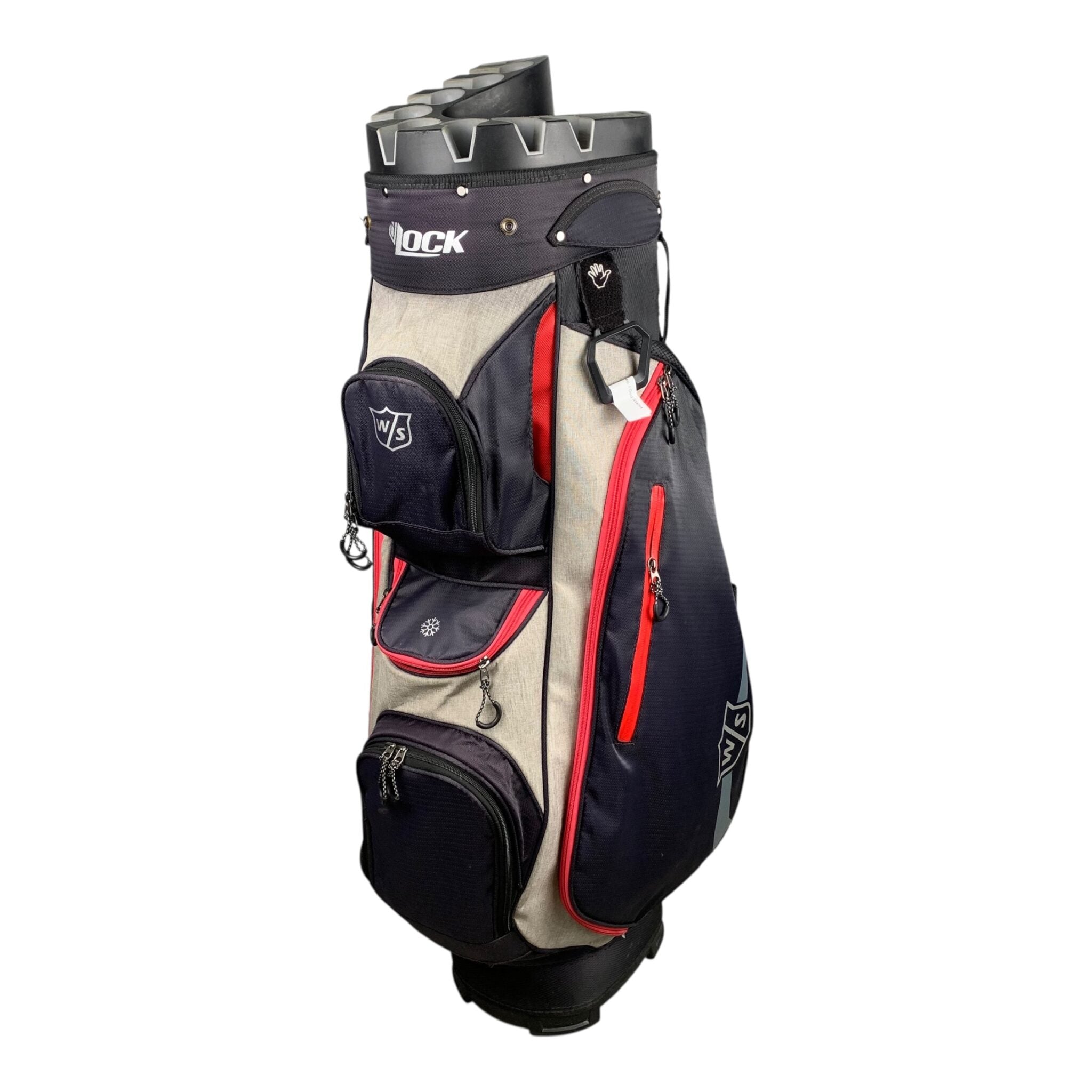 Wilson Staff Cartbag / Schwarz/Pink / 14 Fächer