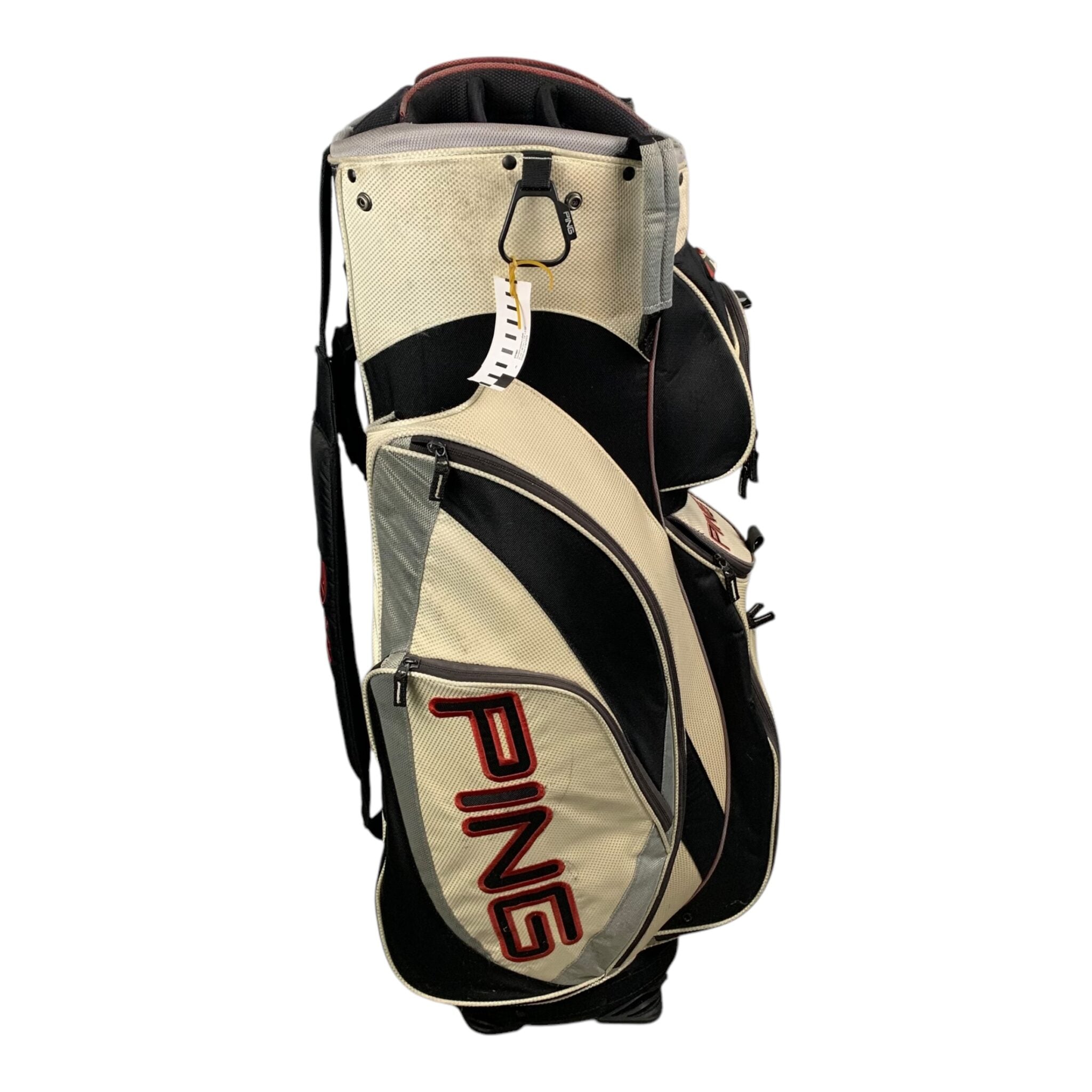 Ping Pioneer LC CartBag / Weiß/Schwarz / 14 Fächer