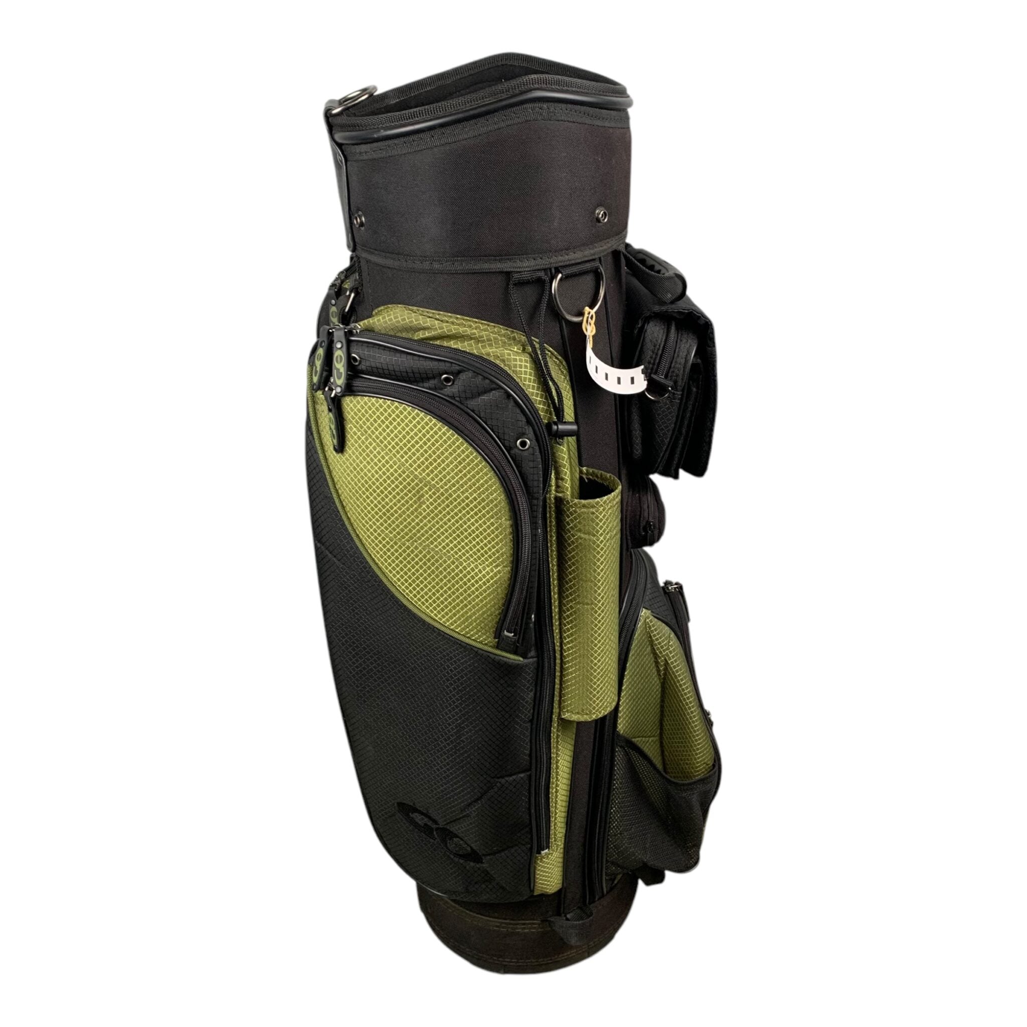 Go Golf CartBag / Schwarz/Grün / 14 Fächer