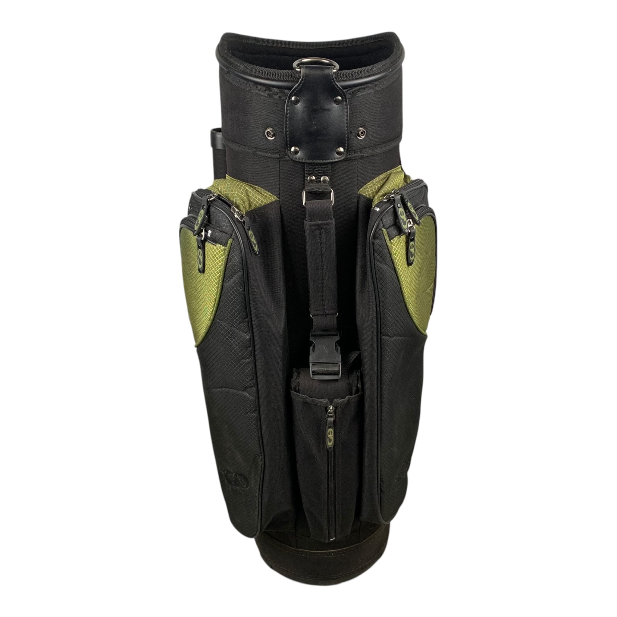 Go Golf CartBag / Schwarz/Grün / 14 Fächer