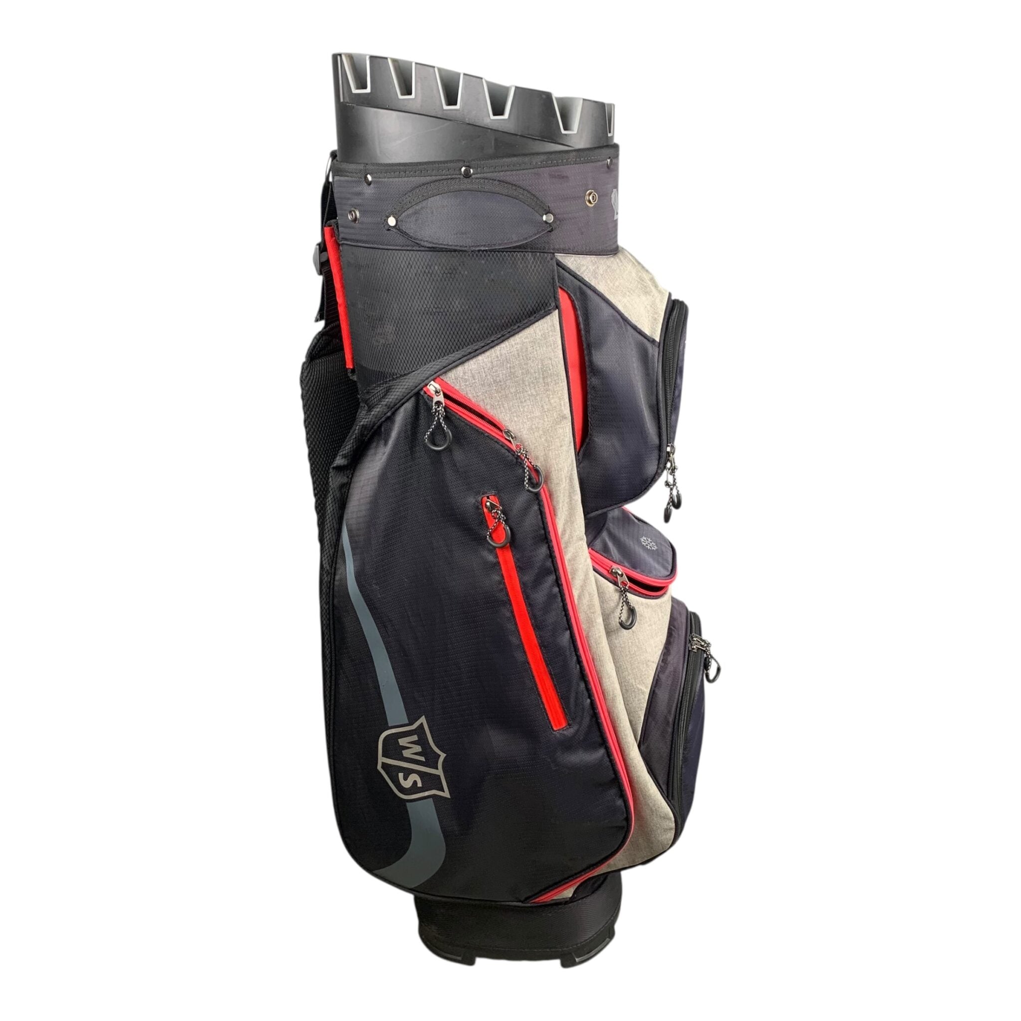 Wilson Staff Cartbag / Schwarz/Pink / 14 Fächer