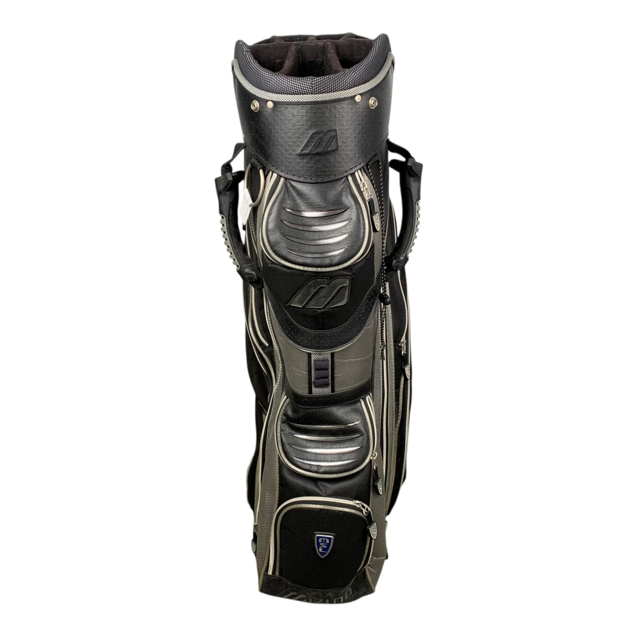 Mizuno Cartbag / Schwarz/Grau / 14 Fächer