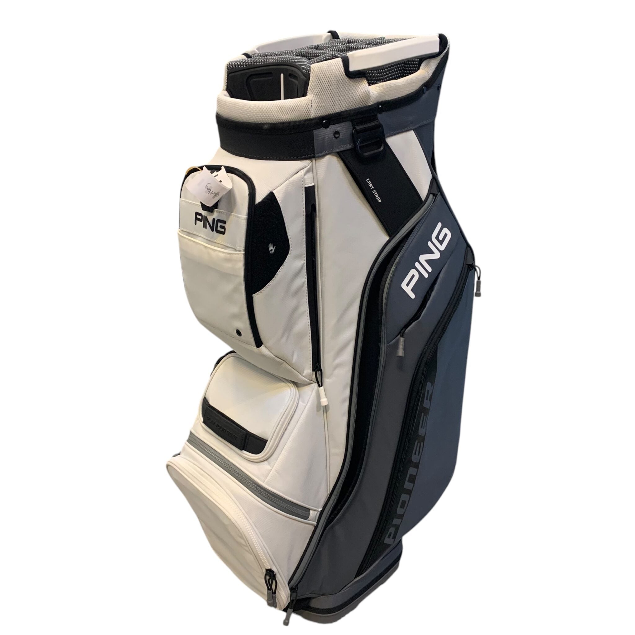 Ping Pioneer Cartbag / Schwarz/Grau / 15-Wege