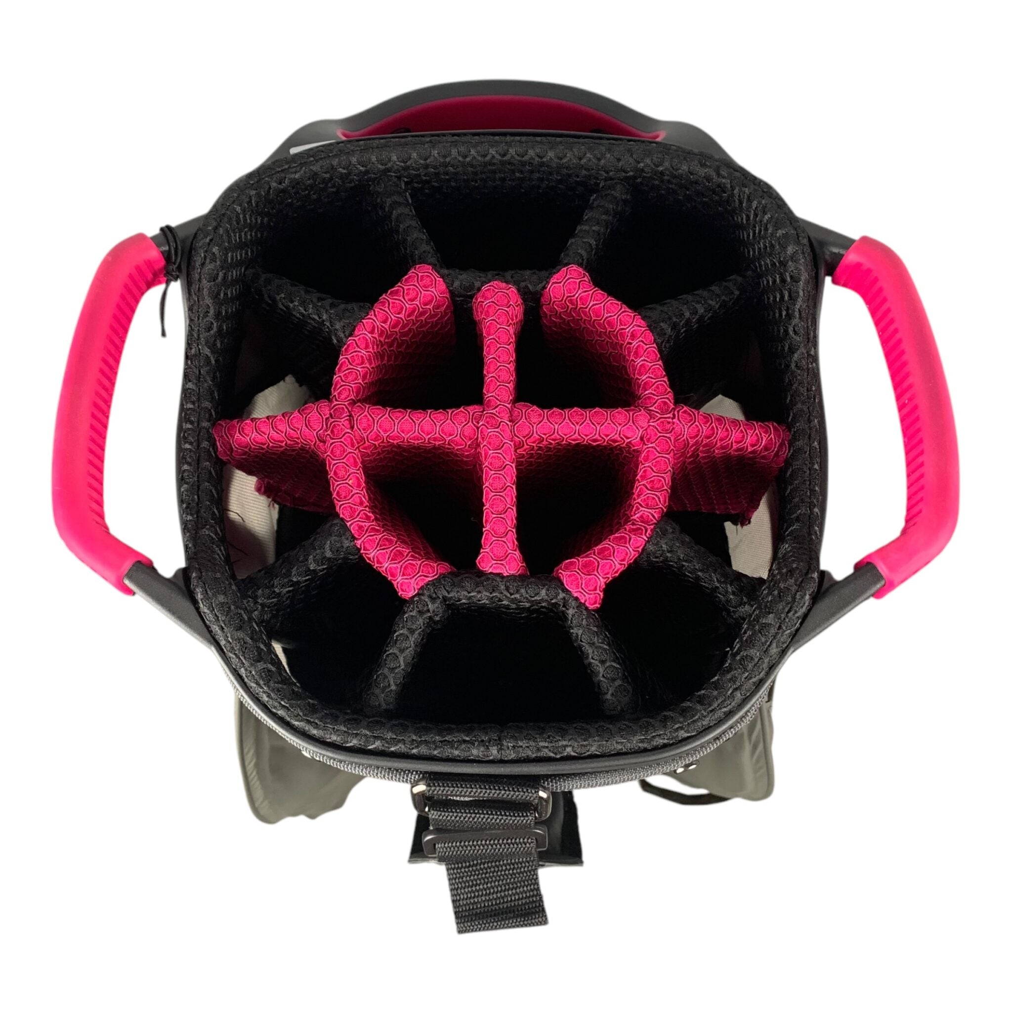 Callaway HyperDry 15 Cartbag / Grau/Weiß/Pink / 15 Rum