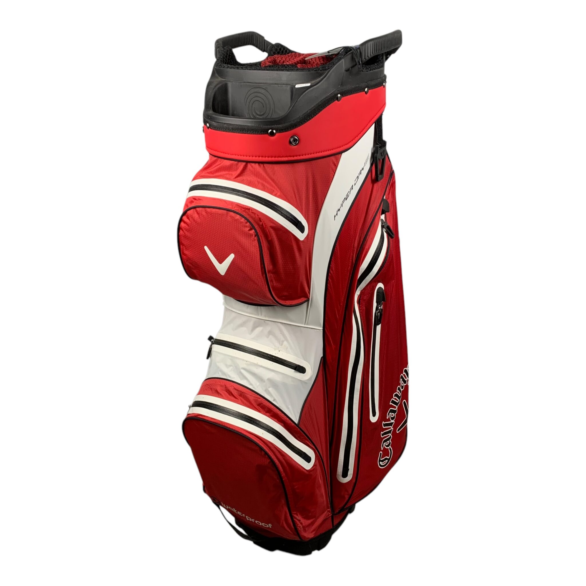 Callaway HyperDry 15 Cartbag / Rot/Weiß / 15 Rum