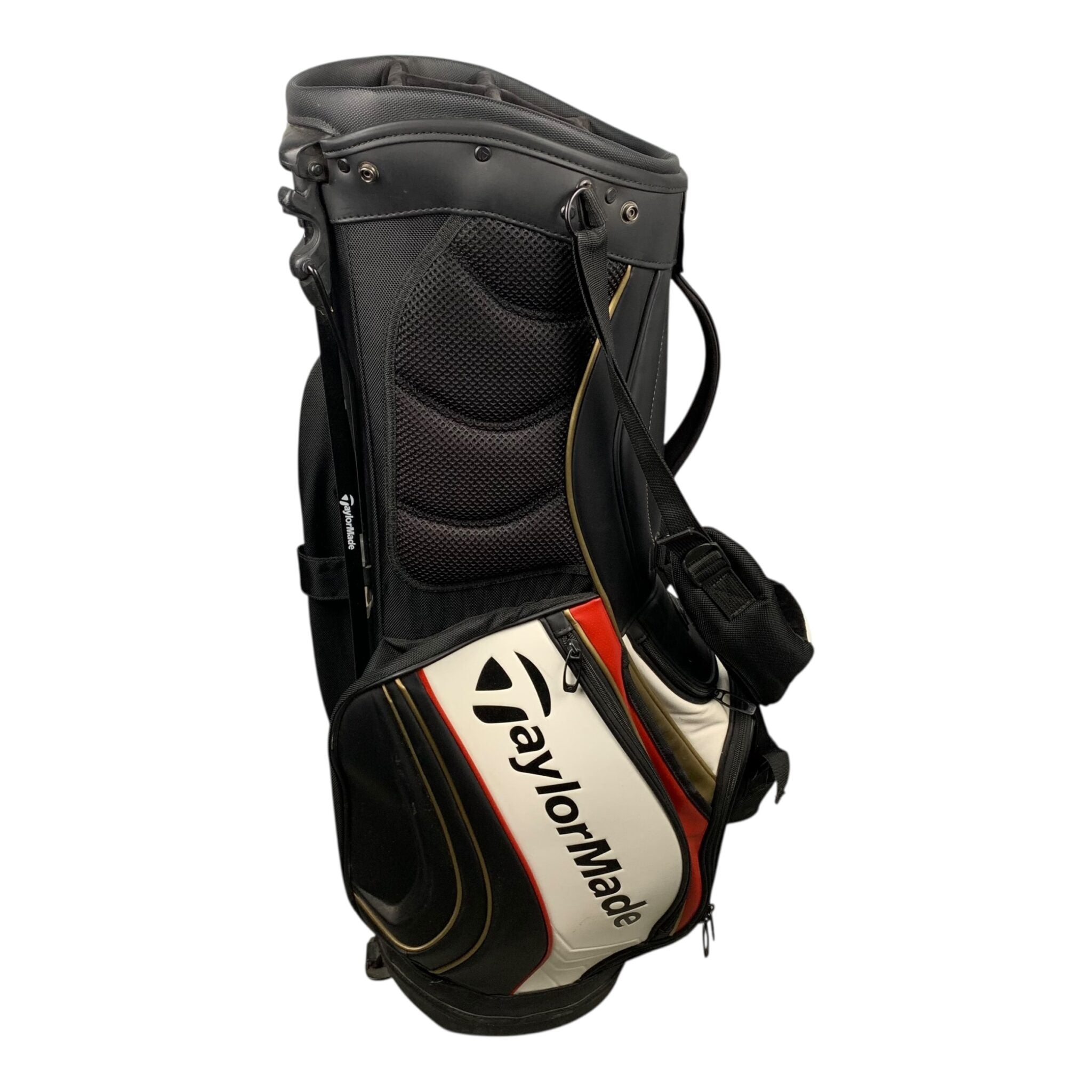 Taylormade Standbag / Schwarz/Gold/Weiß / 6-Raum