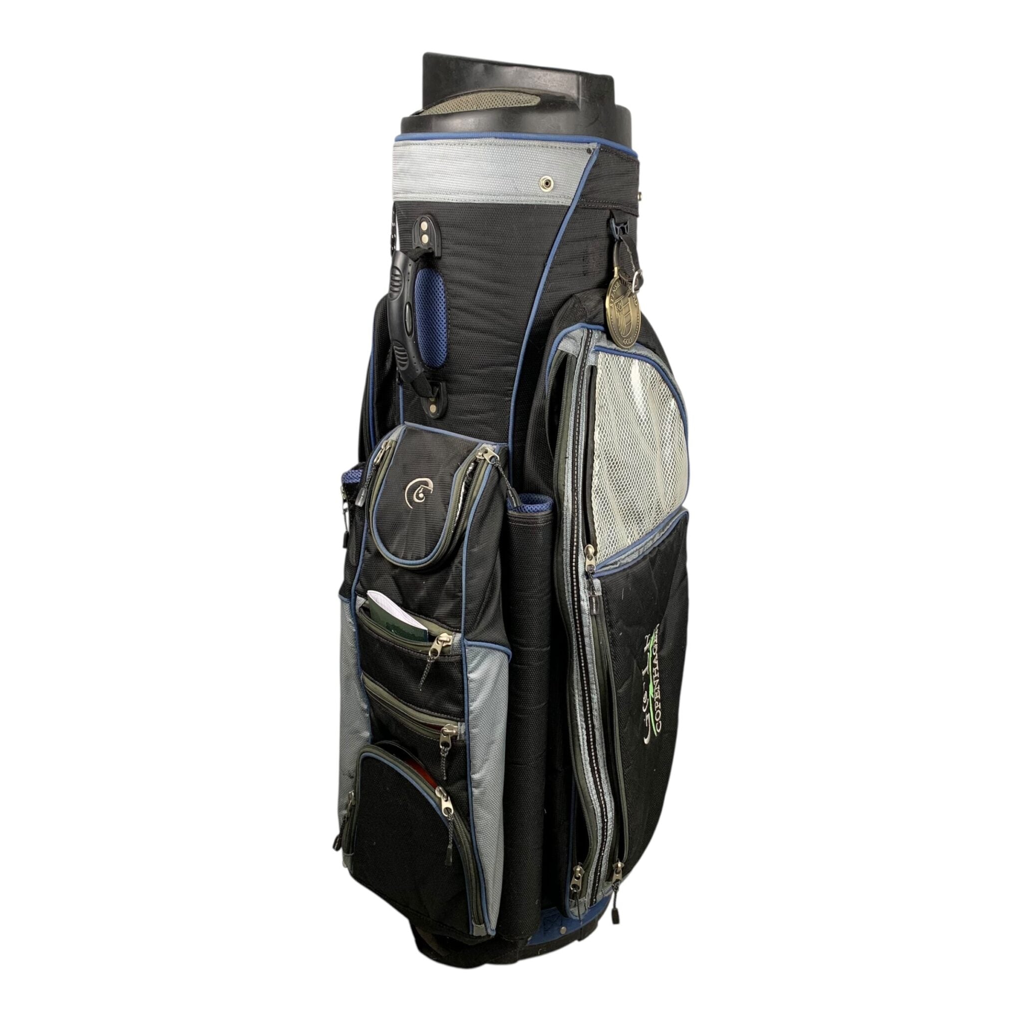 Golf Copenhagen Cartbag / Schwarz/Grau / 10 Fächer
