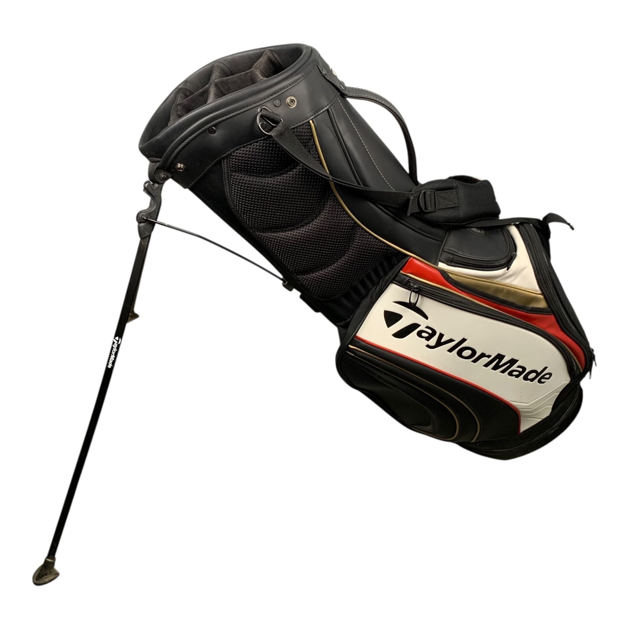 Taylormade Standbag / Schwarz/Gold/Weiß / 6-Raum