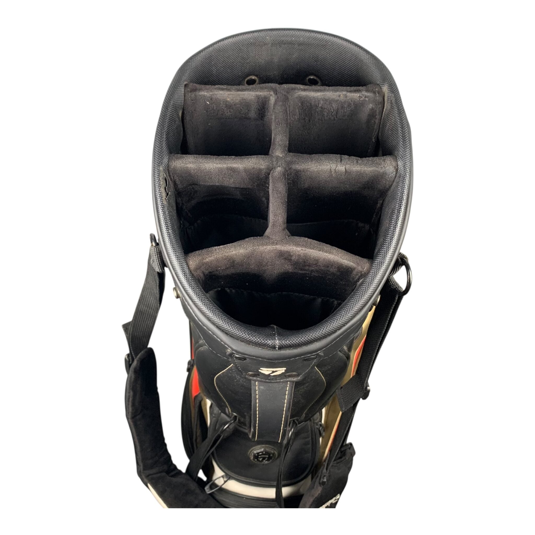 Taylormade Standbag / Schwarz/Gold/Weiß / 6-Raum