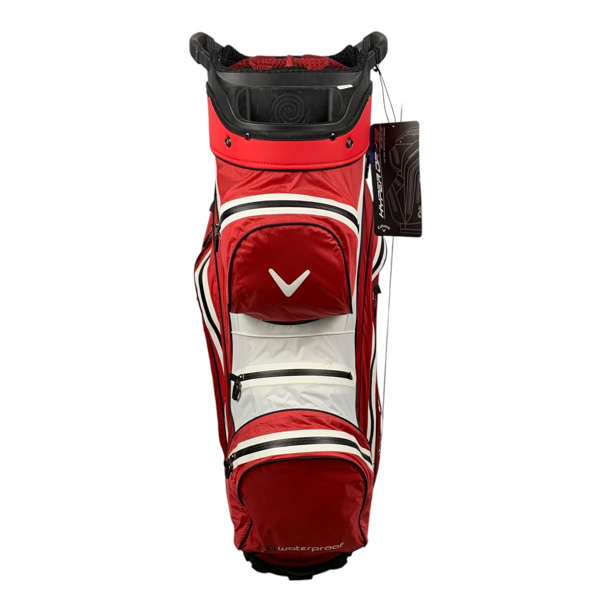 Callaway HyperDry 15 Cartbag / Rot/Weiß / 15 Rum