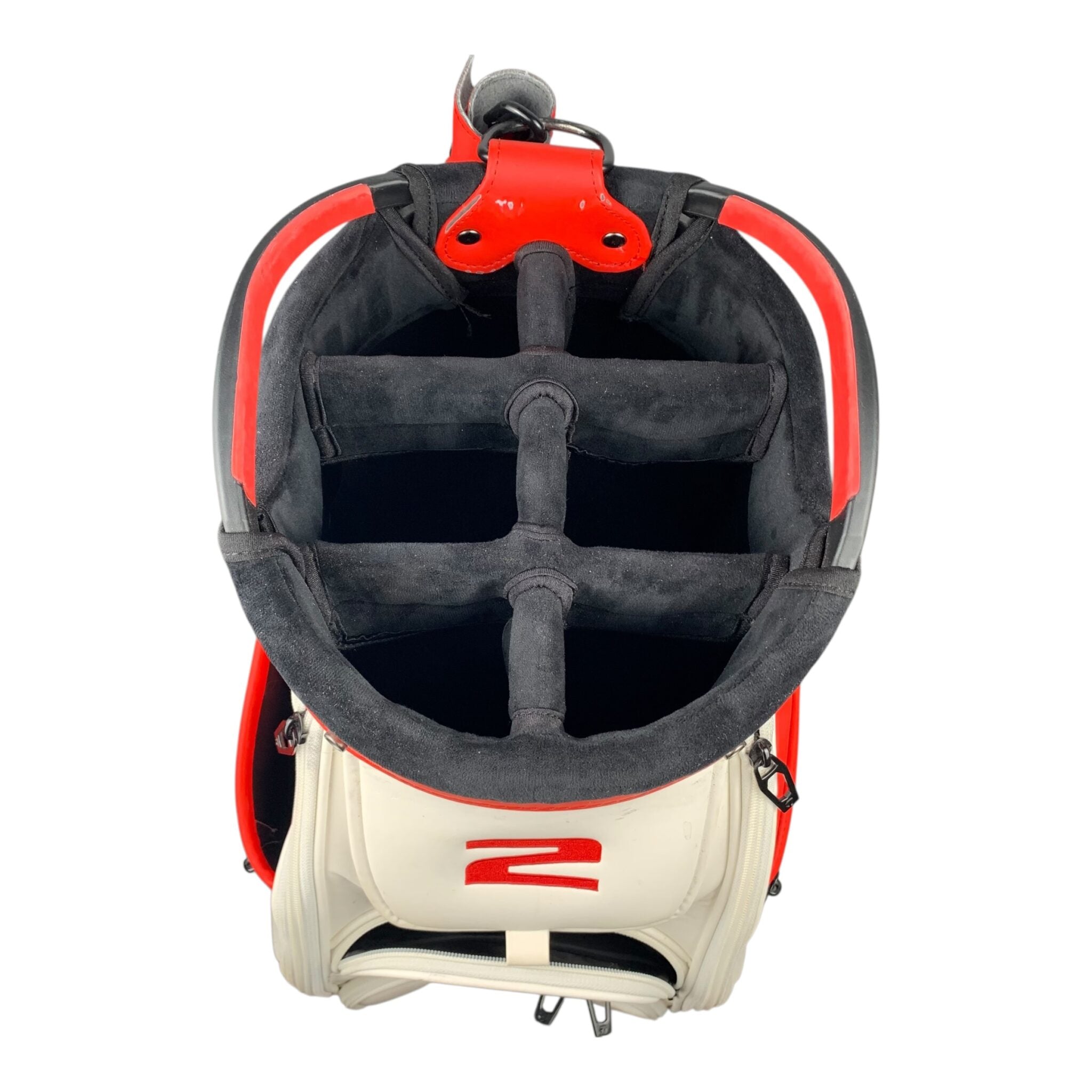 Taylormade Stealth Staffbag / Weiß/Rot / 6-Fächer