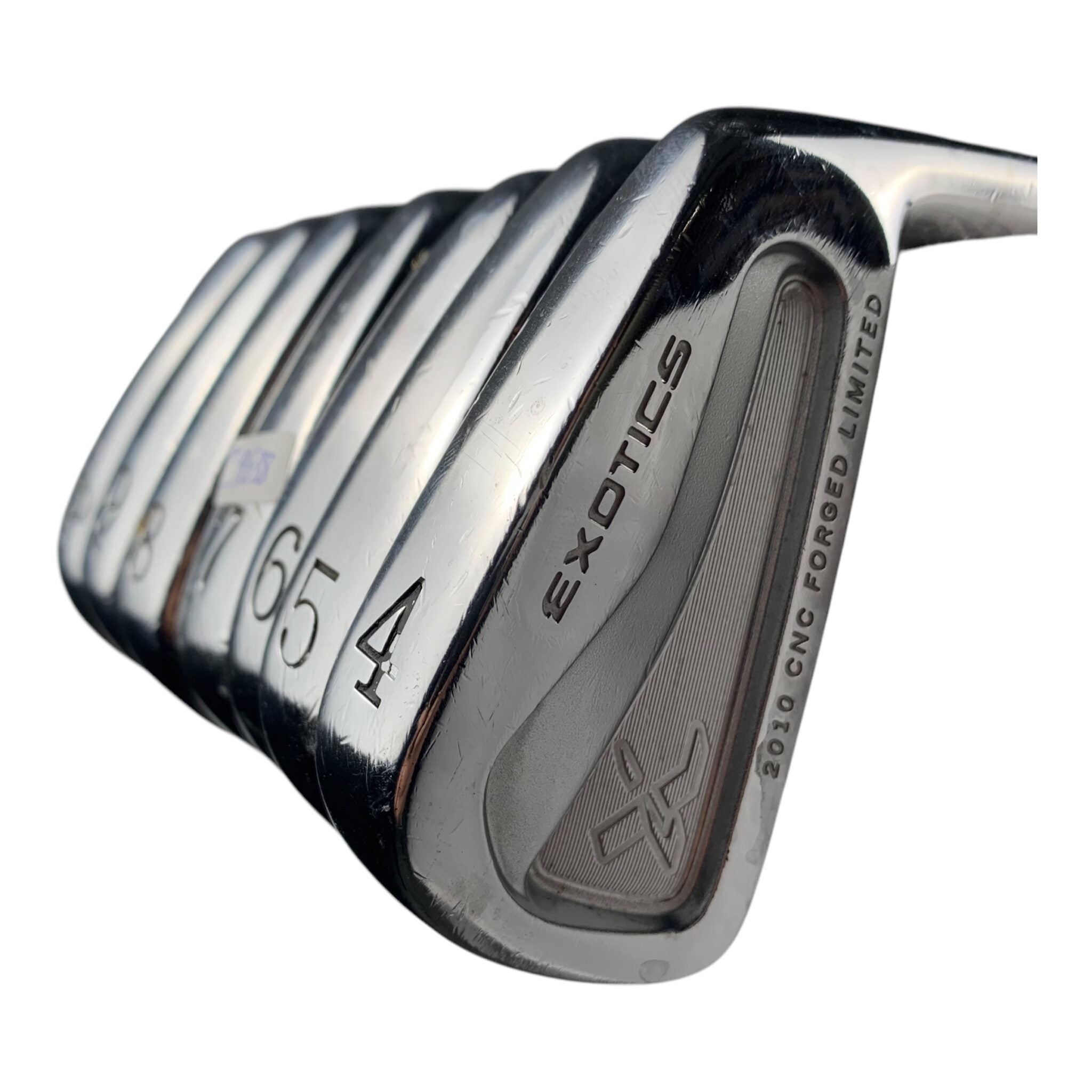 Exotics 2010 Schmiedeeisen-Set / Flex X-Stiff / 4-PW / Stahl