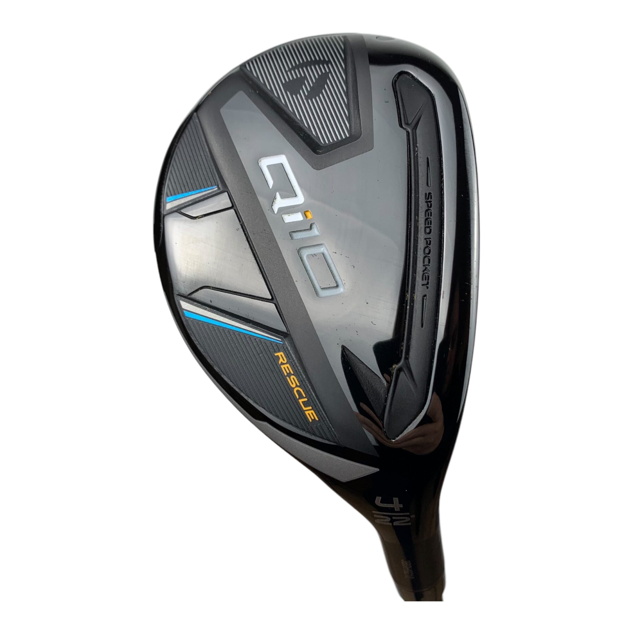 TaylorMade Qi10 Rescue <tc><tc>Hybrid</tc></tc> / Flex Stiff - Graphit / #4/22