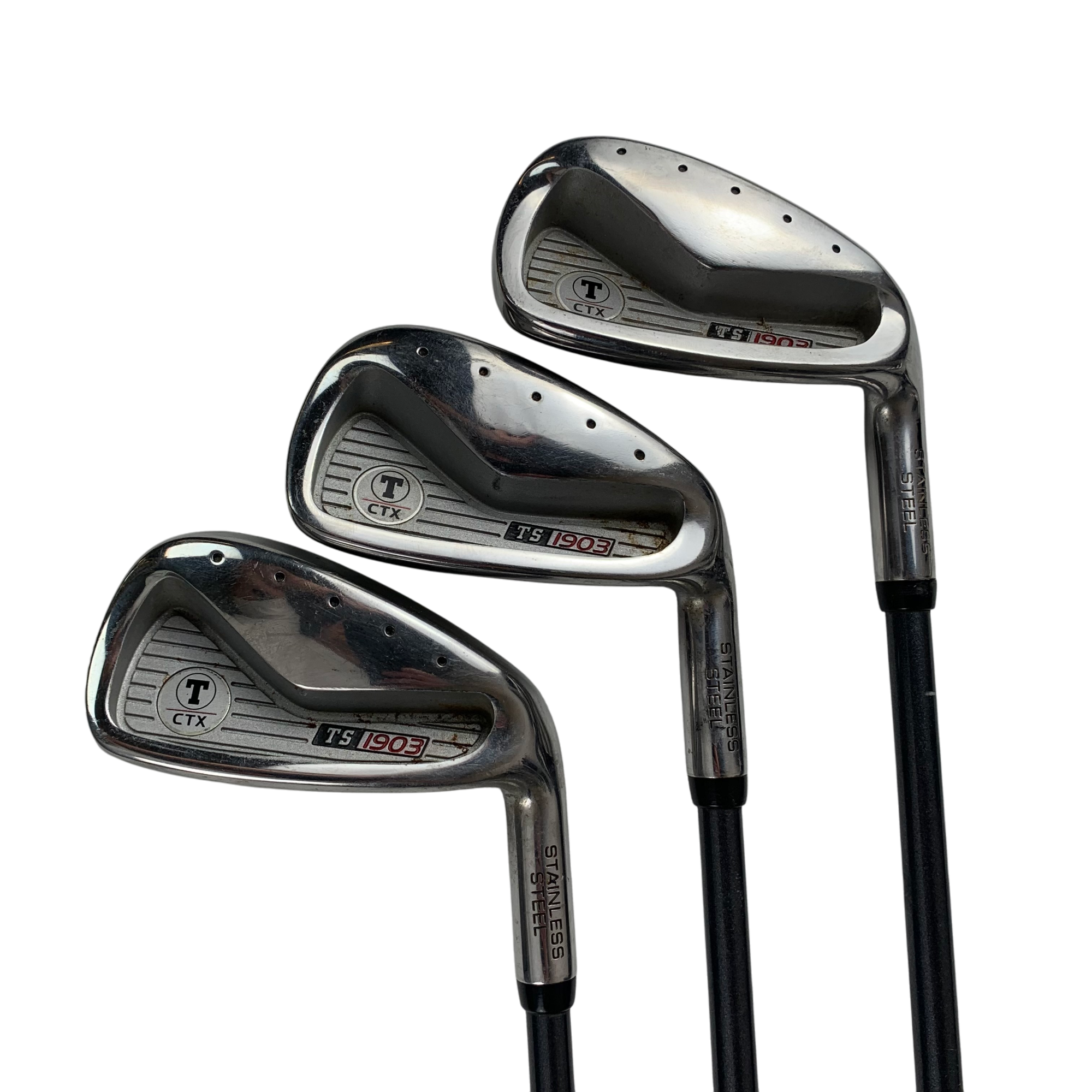T CTX TS1903 Jernsæt / Flex Regular / 5-SW / Grafit hovedbillede - brugt golf udstyr i god stand