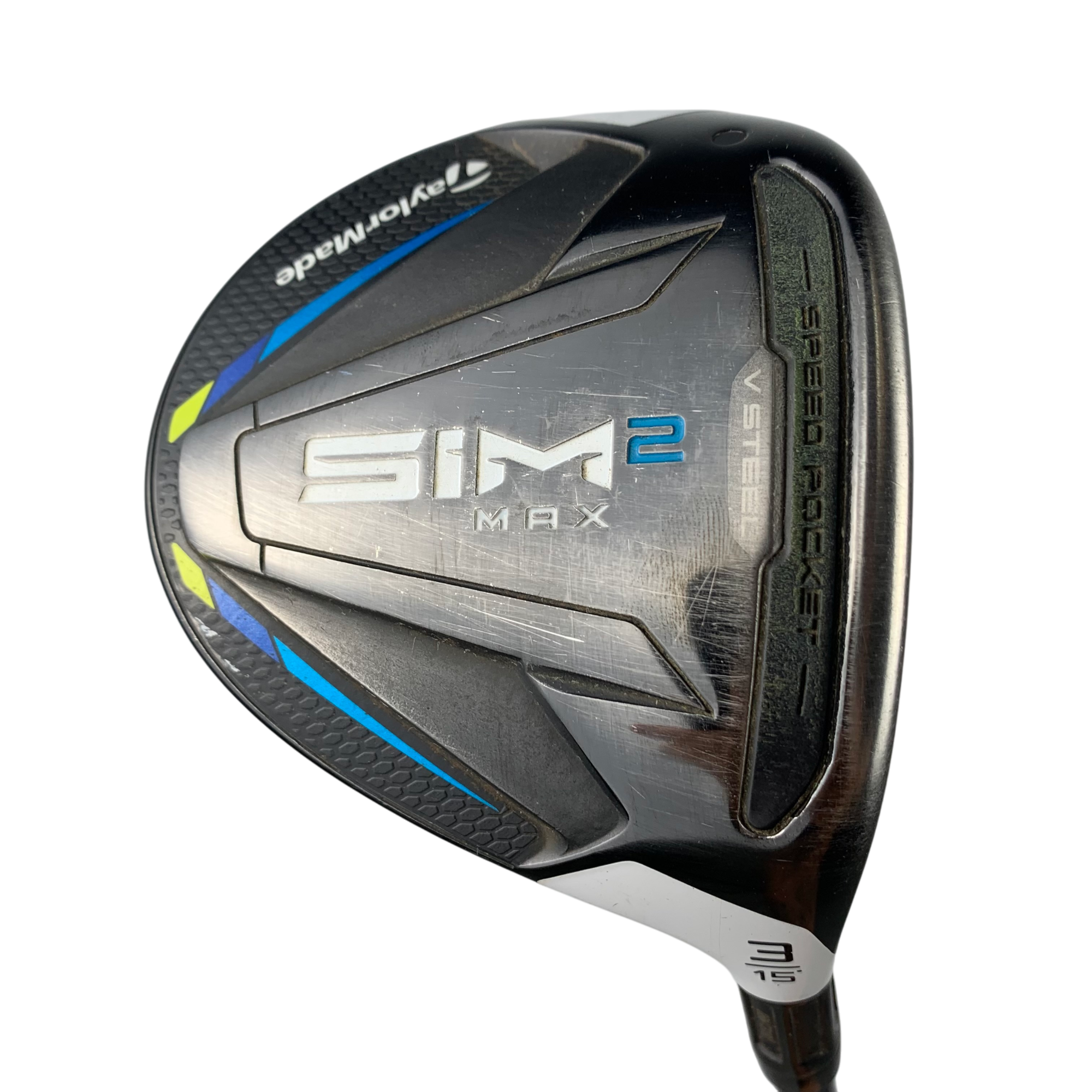 TaylorMade Sim 2 Max Fairway Wood / Flex Stiff / Grafit / #3/15 hovedbillede - brugt golf udstyr i god stand