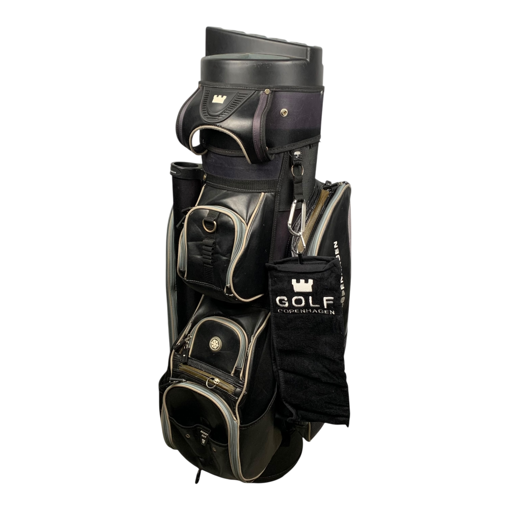 Golf Copenhagen Cart Bag / 11-Way / Black hovedbillede - brugt golf udstyr i god stand
