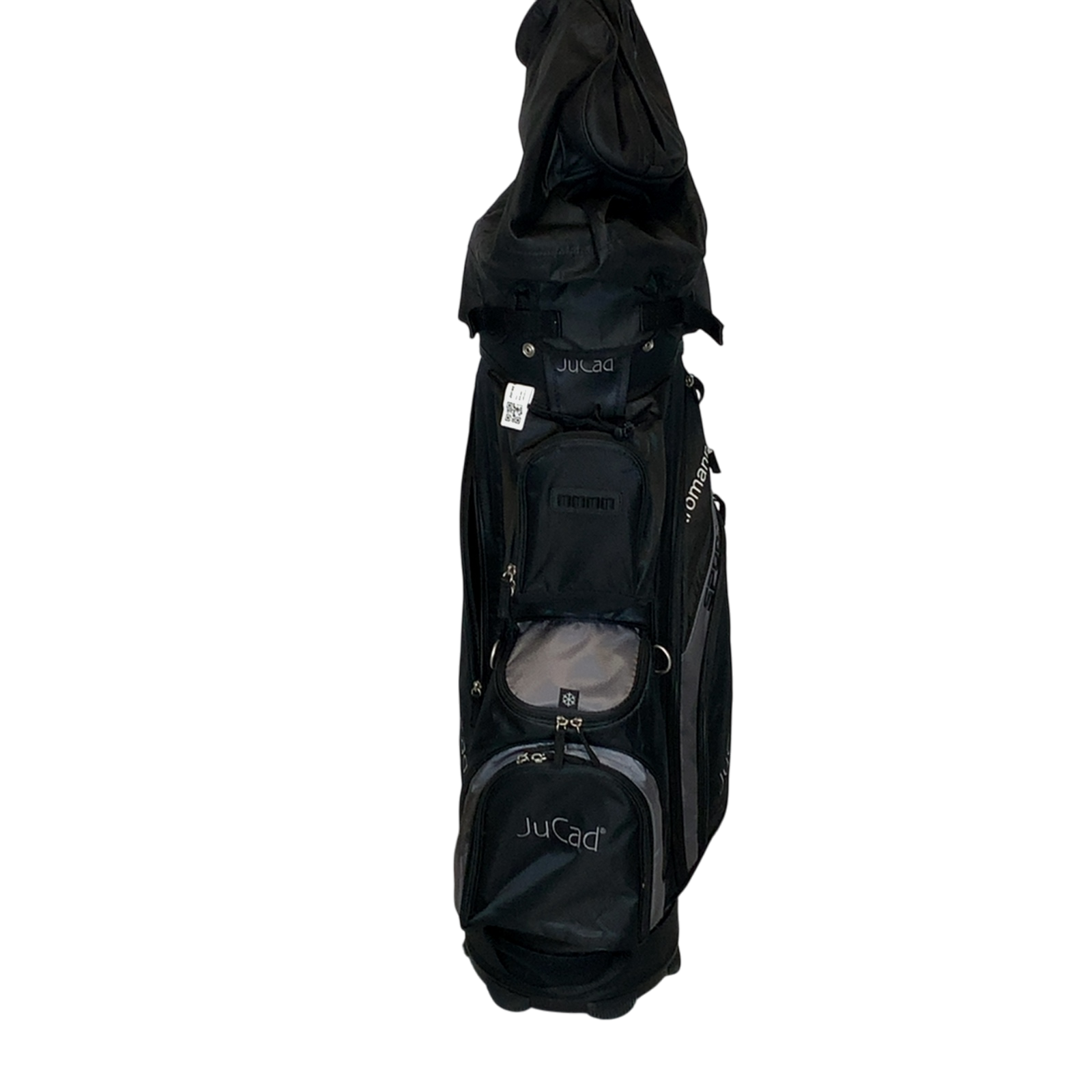 JuCad Sporty Golftaske / 10-Rum / Sort
