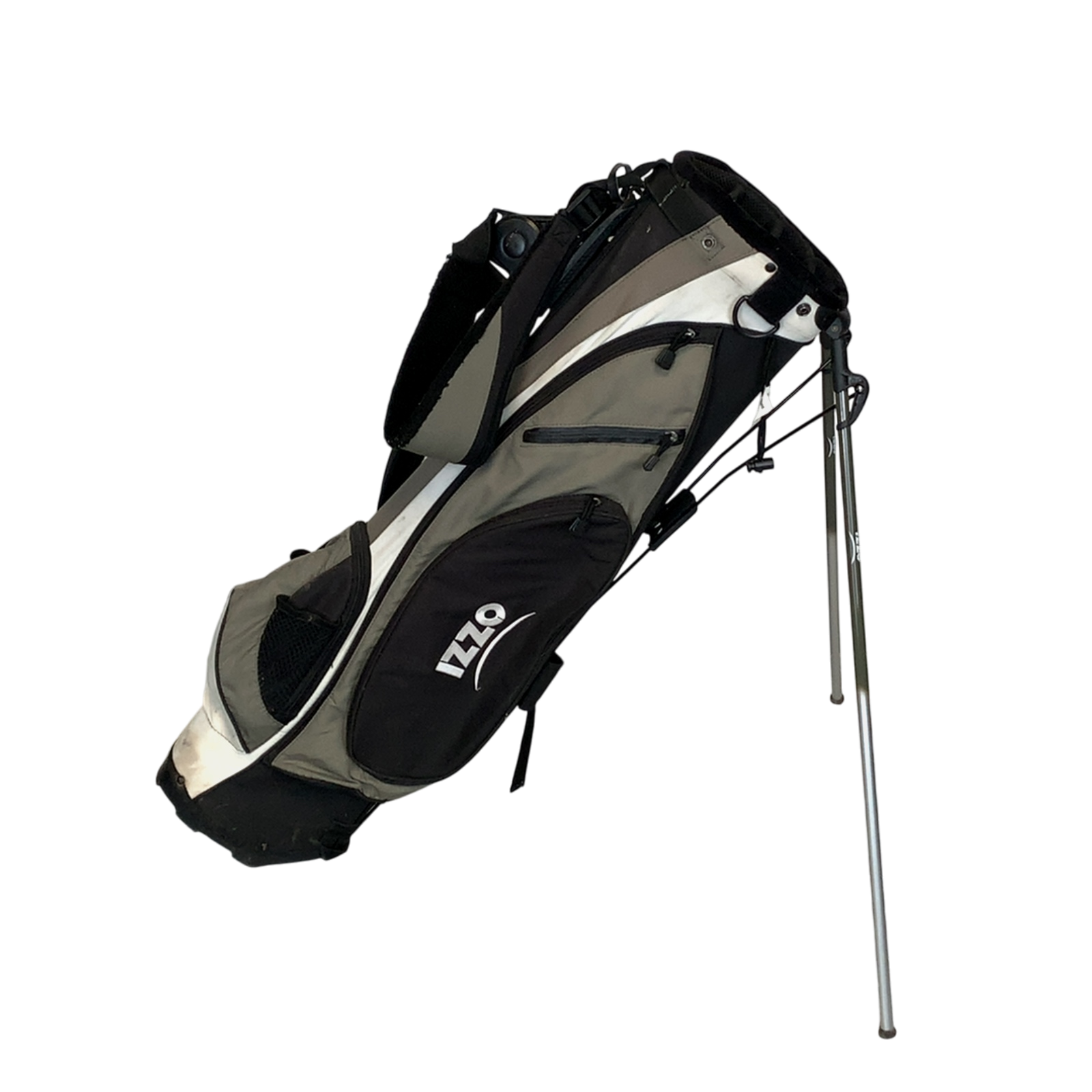 Izzo  Golftaske / 8-Rum / Grå
