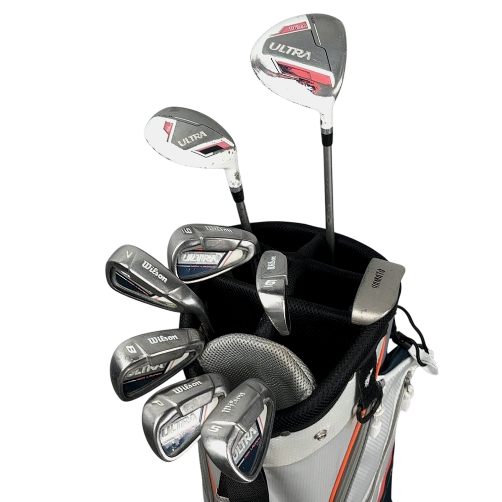 Wilson Ultra High Launch Komplet Sæt Med Bag / 6-PW+SW / Flex Ladies / Grafit