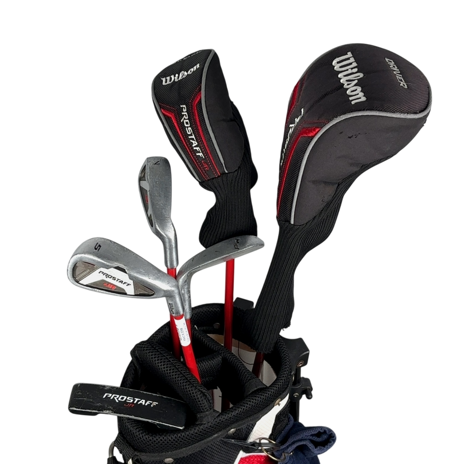 Wilson Prostaff Komplet Sæt Med Bag / 5+7+PW / Flex Junior  / Grafit