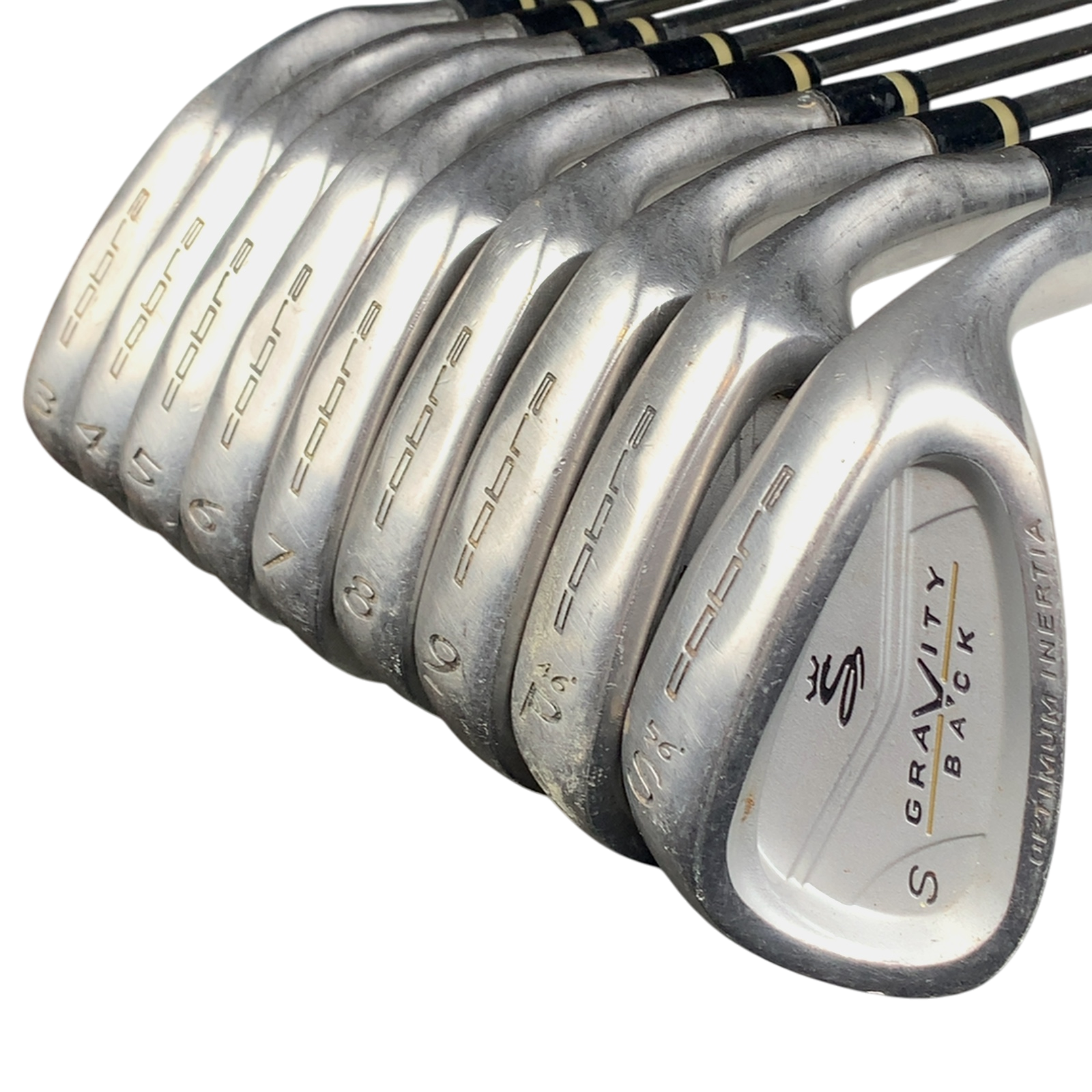 Cobra Gravityback Jernsæt / 3-PW+SW / Flex Regular Stål