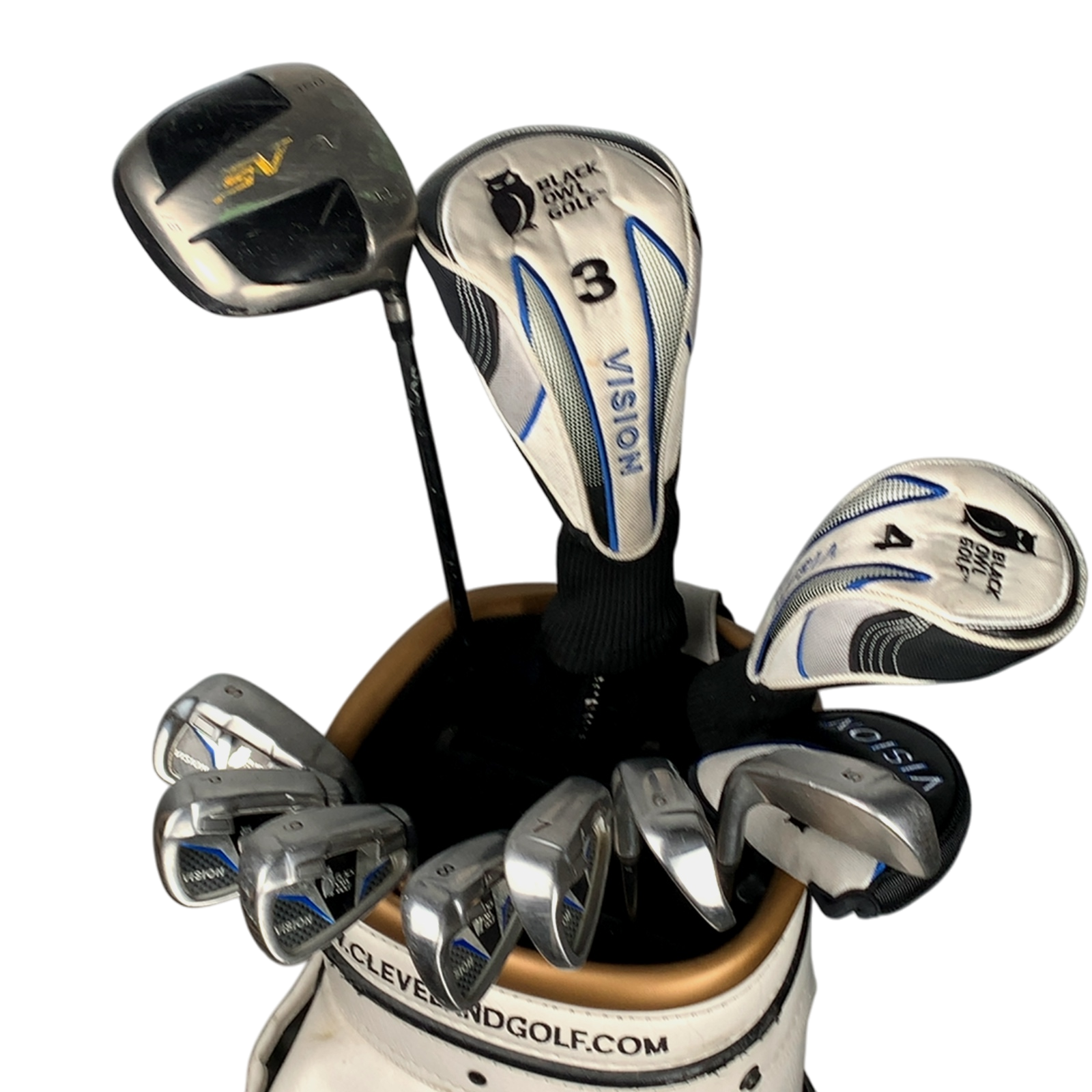 Black Owl Vision Komplet Sæt Uden Bag / 5-PW+SW / Flex Regular / Grafit