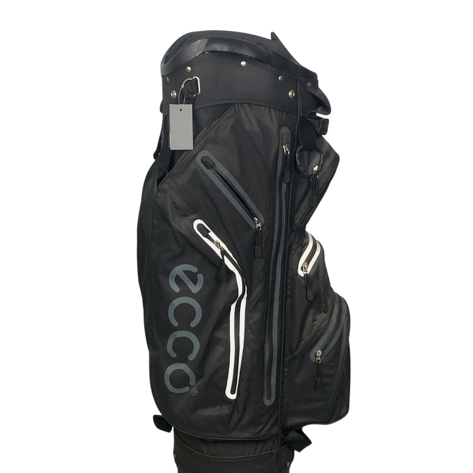 Ecco Waterproof Golftaske / 14-Rum / Sort