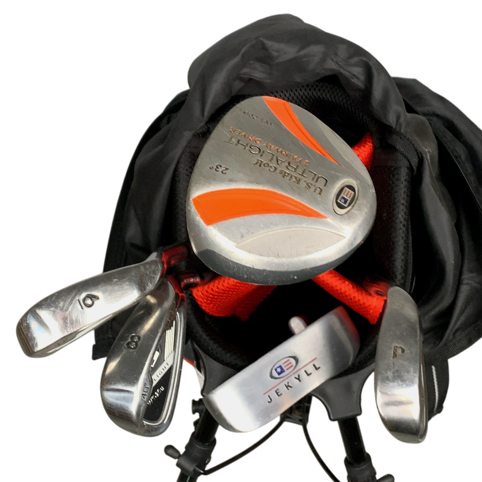 US Kids Ultralight Komplet Sæt Med Bag / 6-PW / Flex Junior  / Grafit