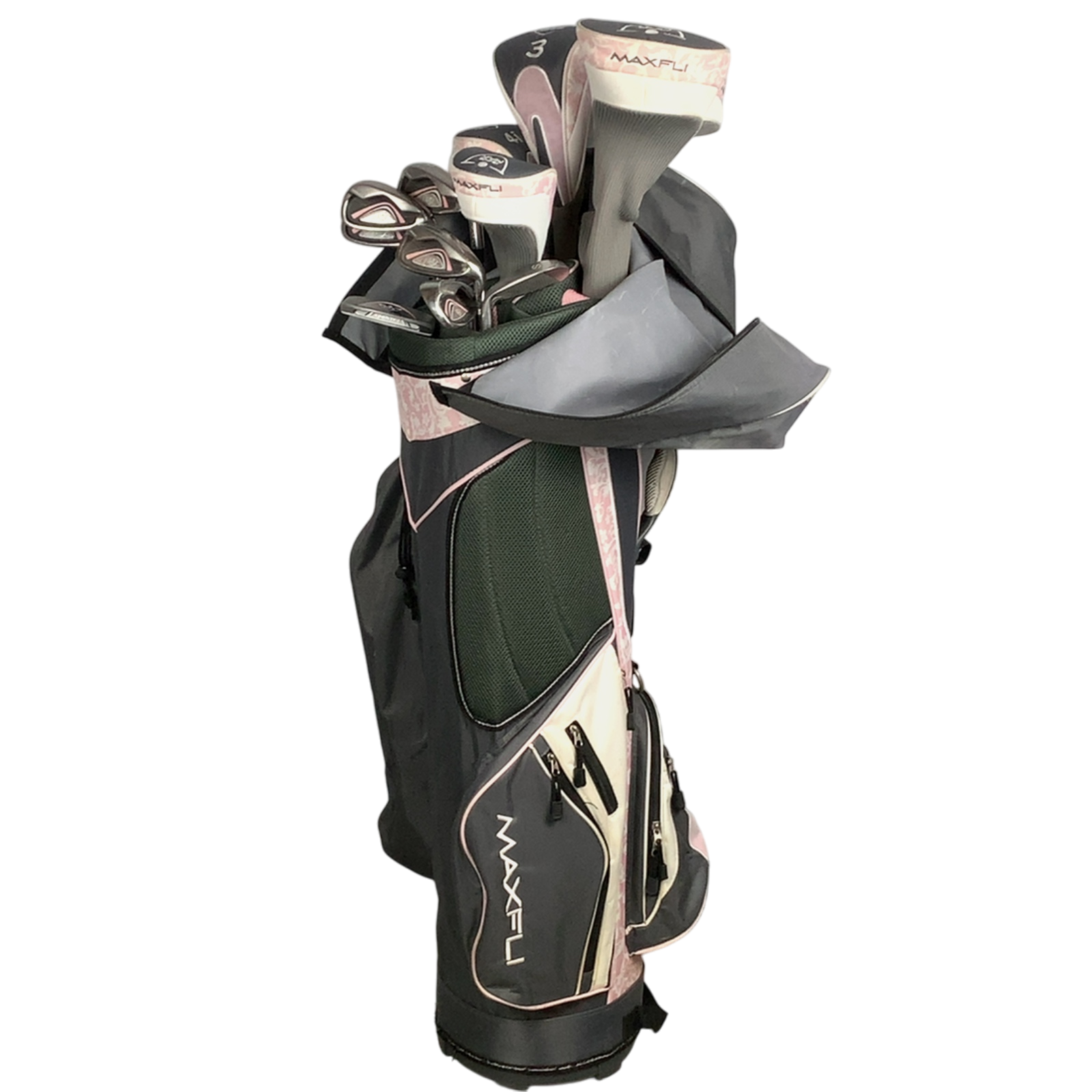 MaxFli Black Max Komplet Sæt Med Bag / 6-PW+SW / Flex Ladies / Grafit