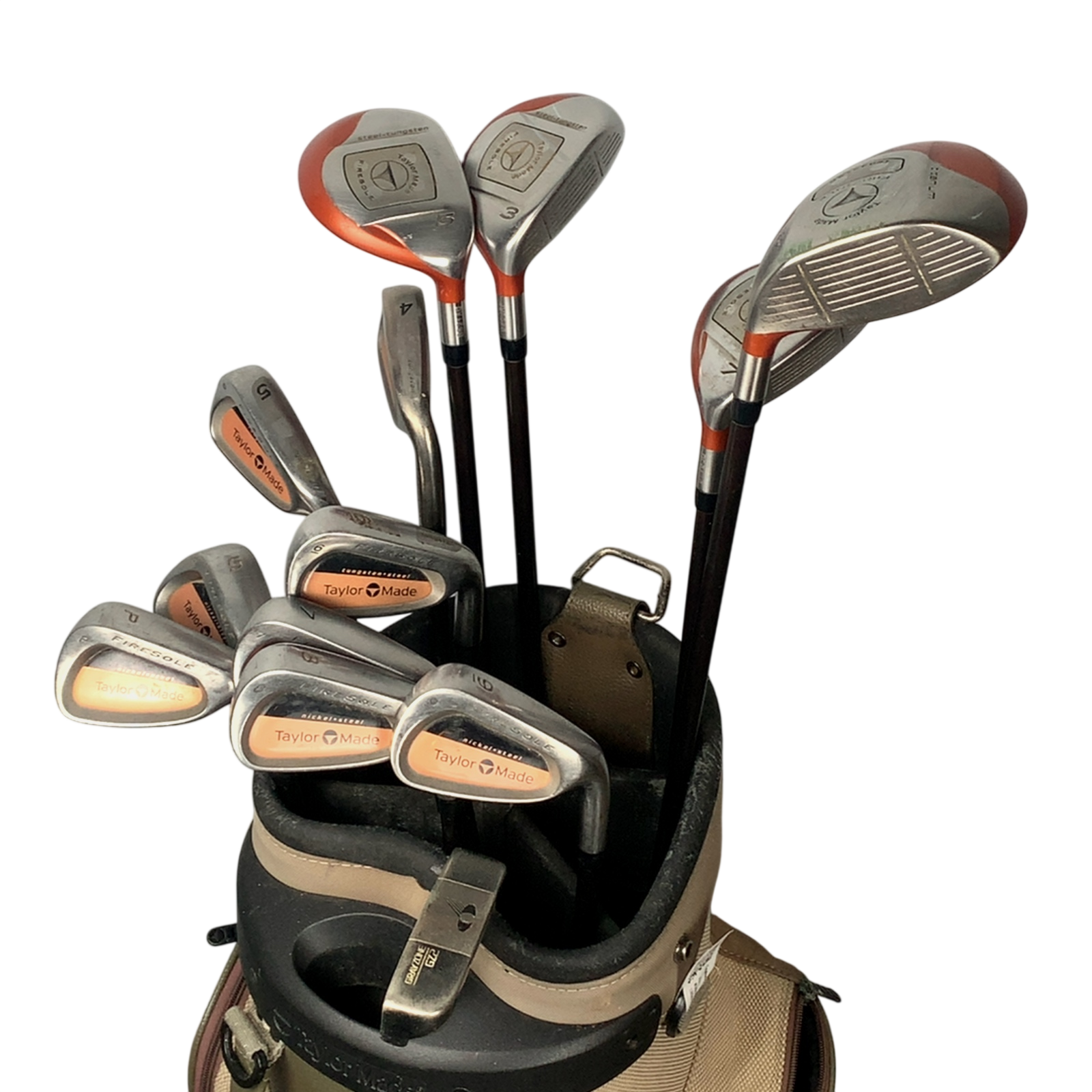TaylorMade Firesole Komplet Sæt Med Bag / 4-PW+SW / Flex Ladies / Grafit
