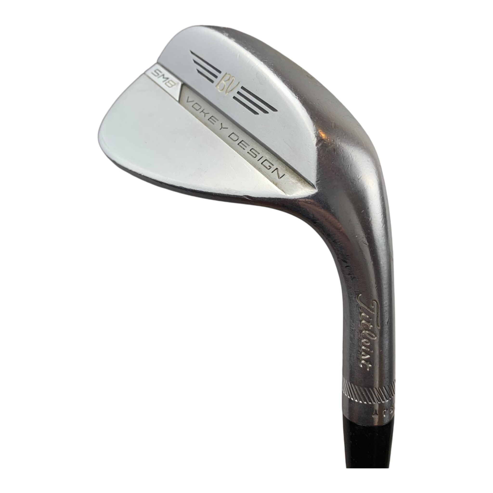 Titleist Vokey SM8 Wedge aus gebürstetem Stahl / #54/14 F Grind / MCC Std. Grip