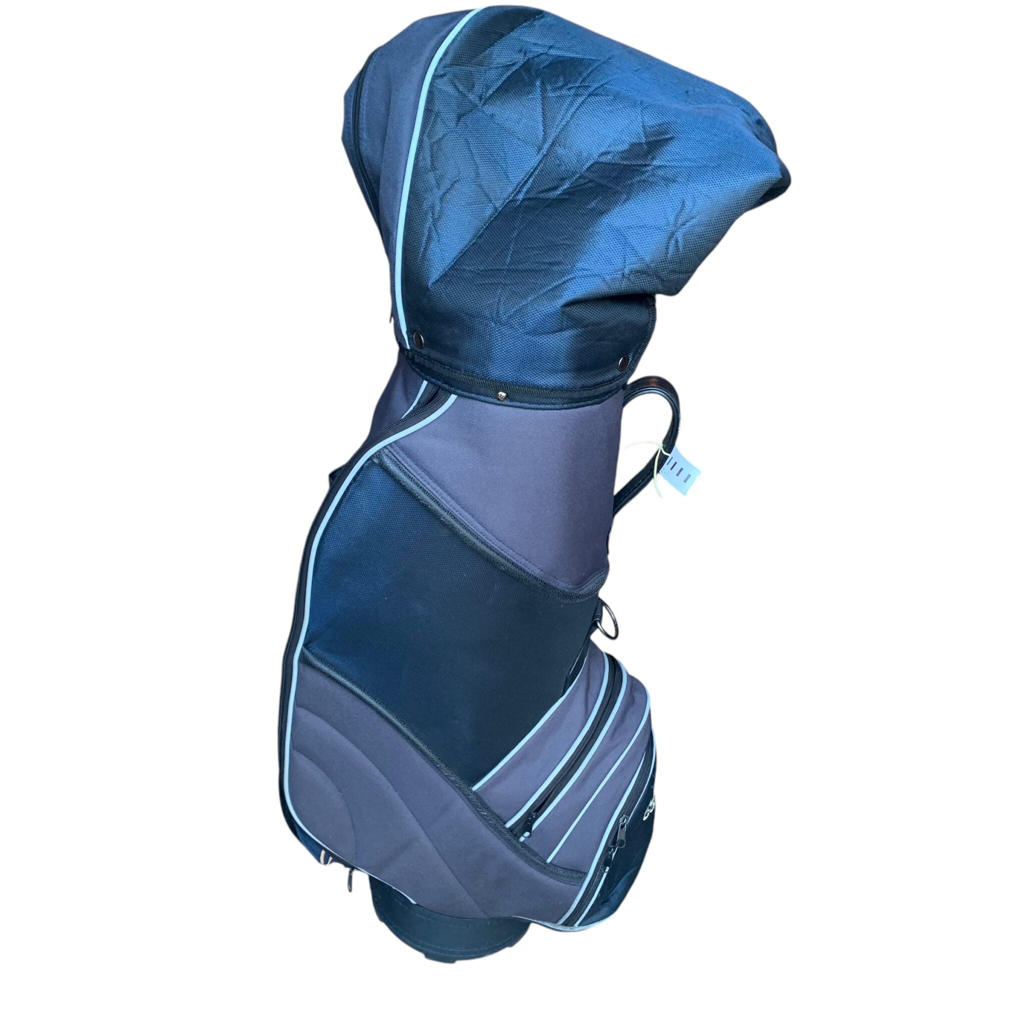 Ozone Golf Cartbag / Blau / 6 Fächer / Mit Regenschutz