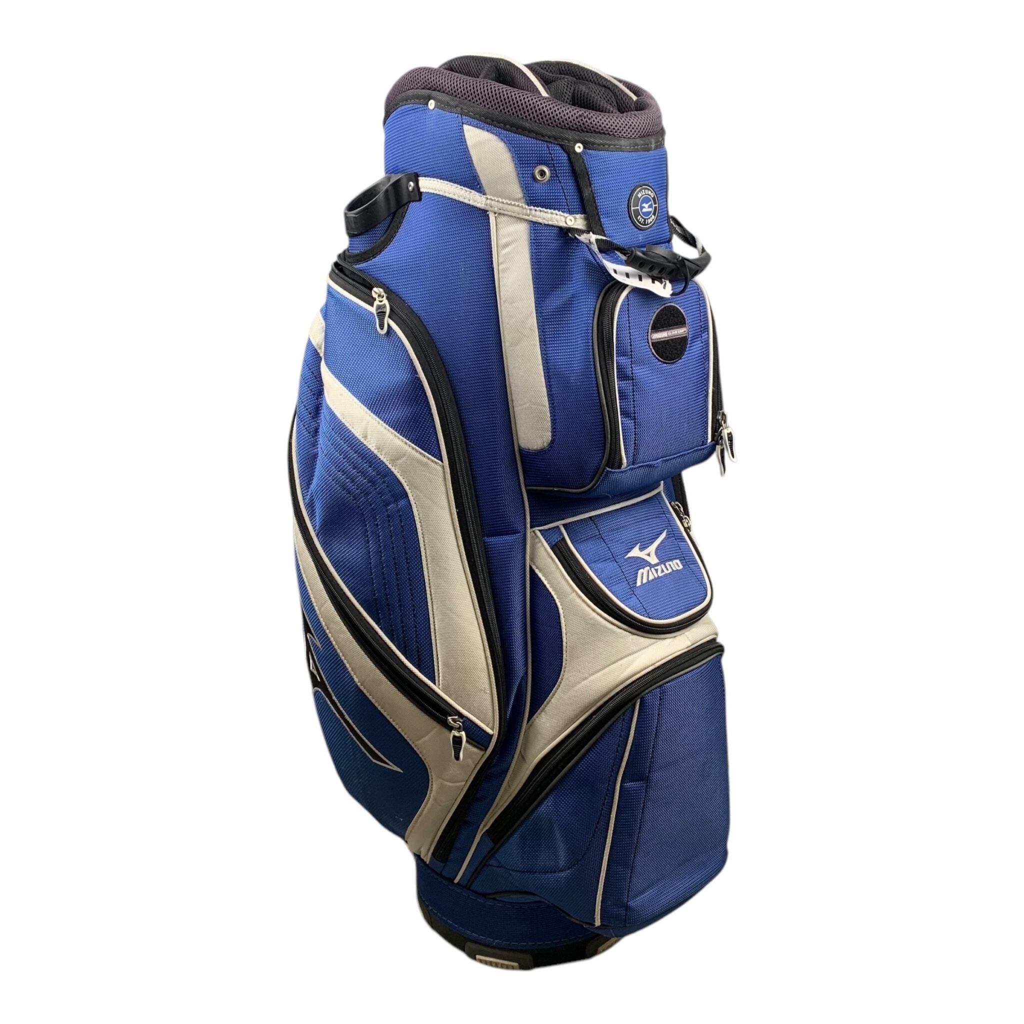 Mizuno Cartbag / Blau/Weiß / 14-fach