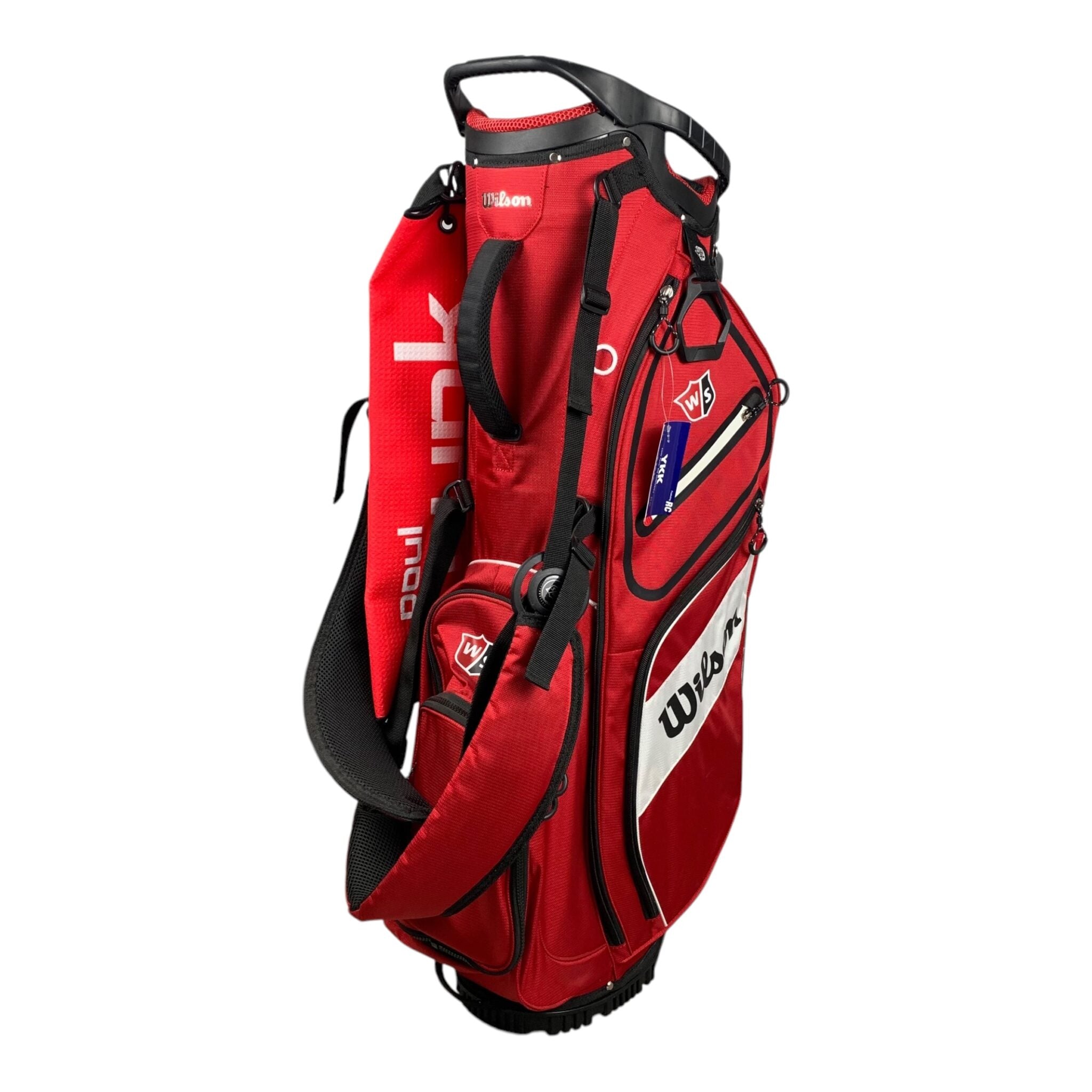 Wilson Standbag / Rot / 5 Fächer / Mit Regenhülle