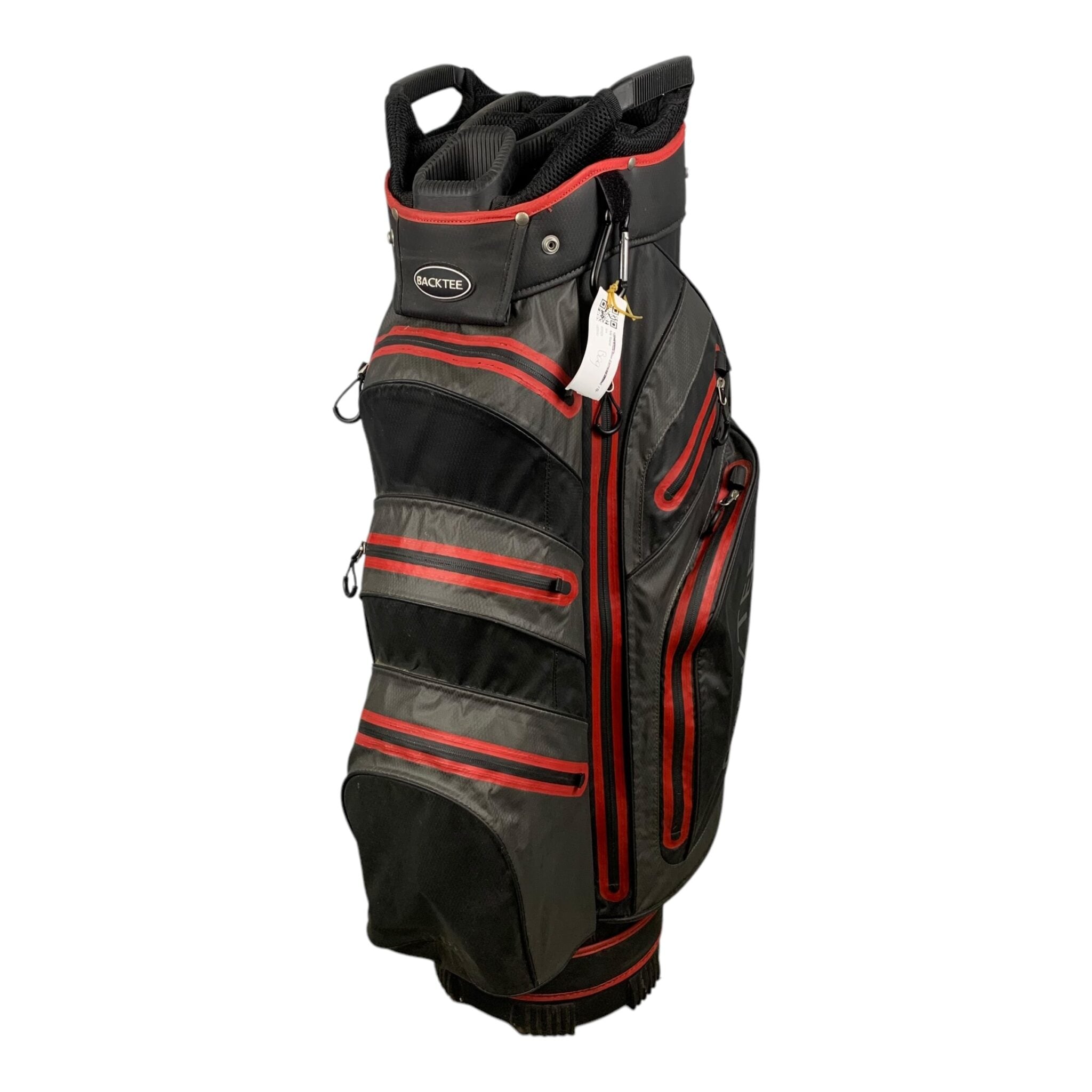 BackTee CartBag / Schwarz/Rot / 14 Fächer