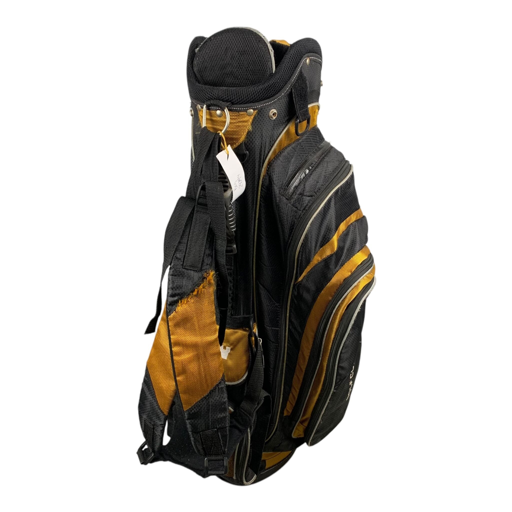 Golf Copenhagen StandBag / Schwarz/Gold / 7 Fächer