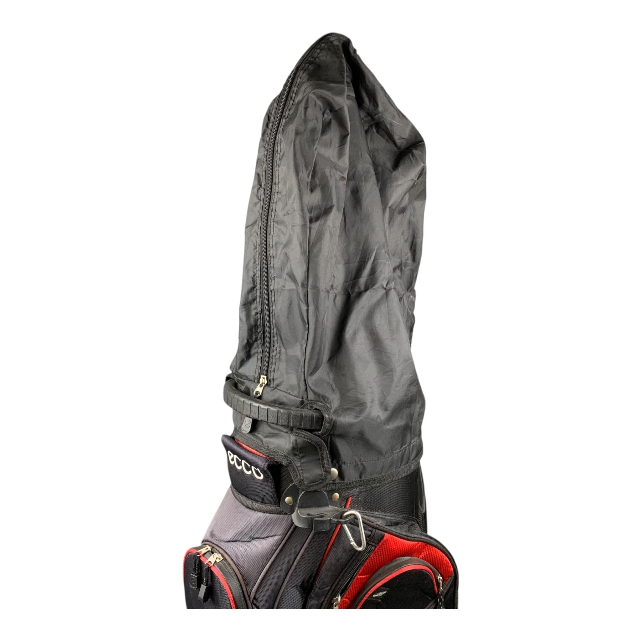 Ecco Cartbag / Schwarz/Rot / 14-Fächer 