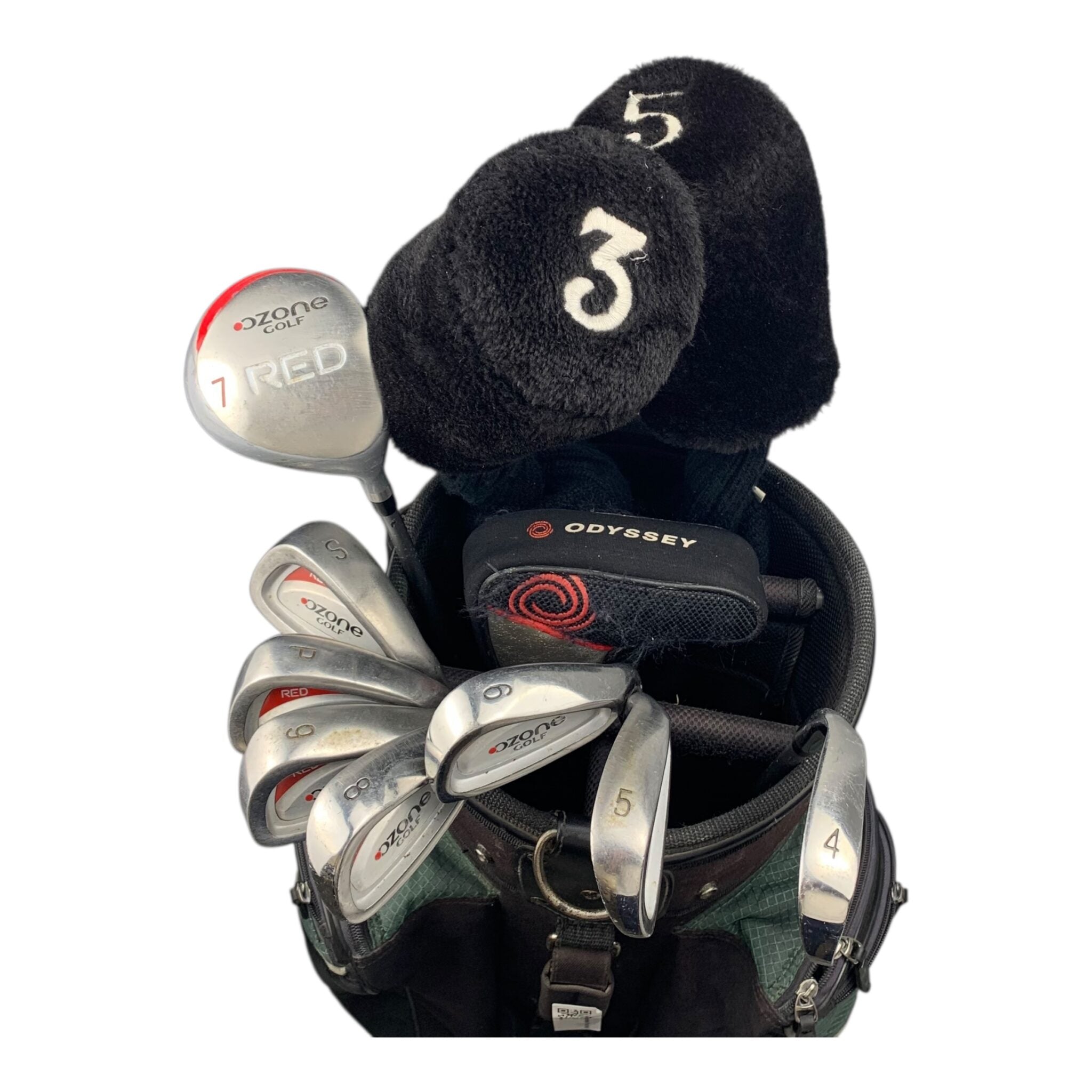 Ozone Red Set / Flex Regular / Graphit / (3W, 5W, 7W, 4, 5, 6, 8, 9, PW, SW)