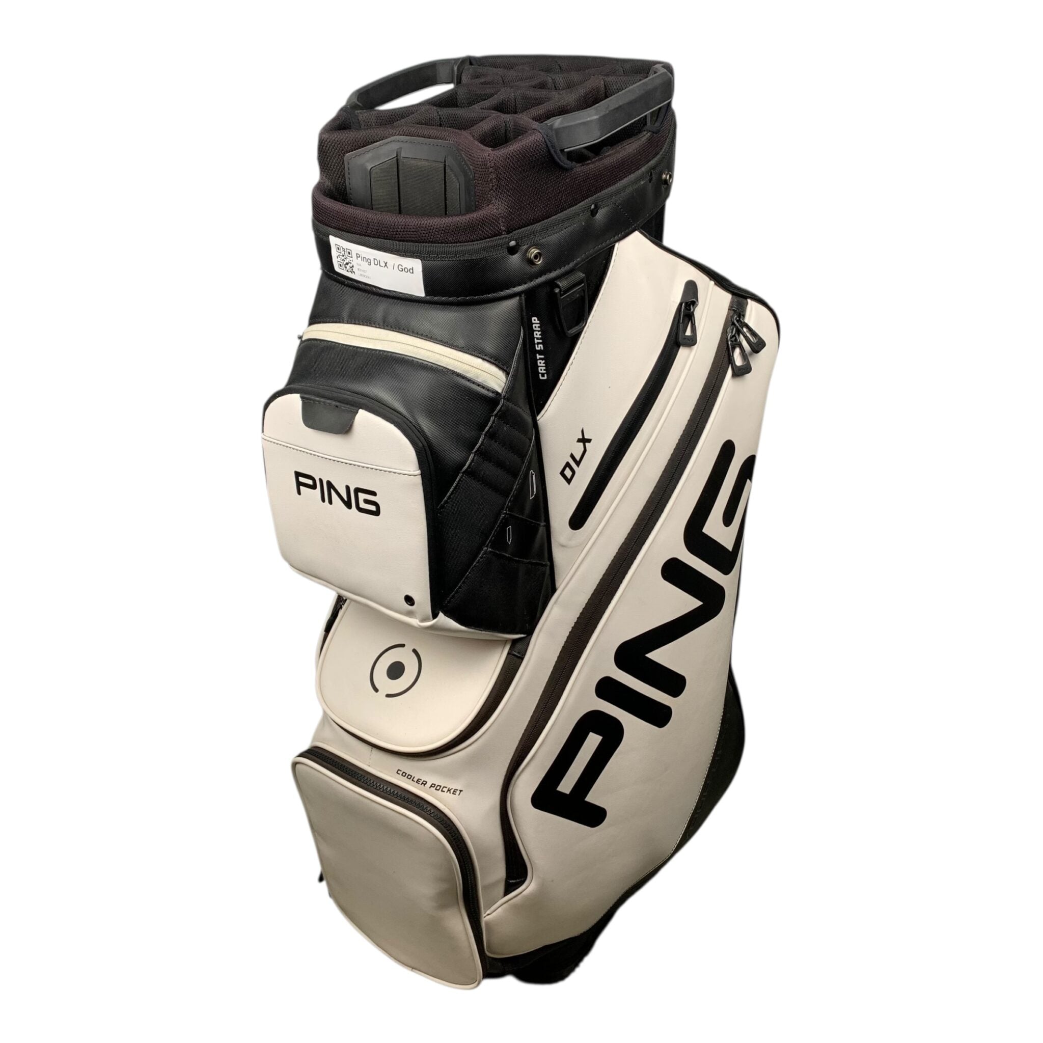 Ping DLX Cartbag / Weiß/Schwarz / 13-Raum 