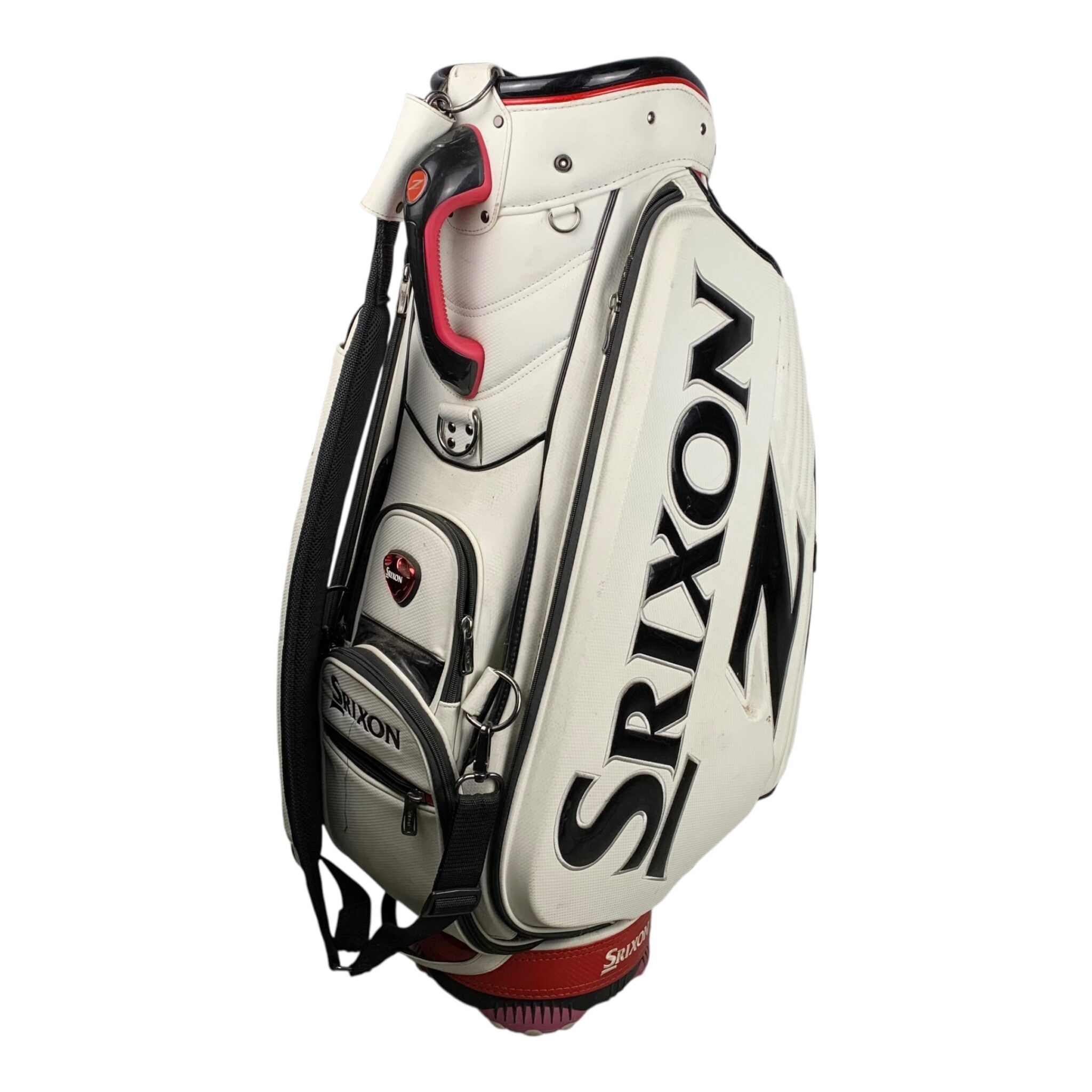 Srizon Z Staff Bag / Weiß/Rot / 5-Fächer 