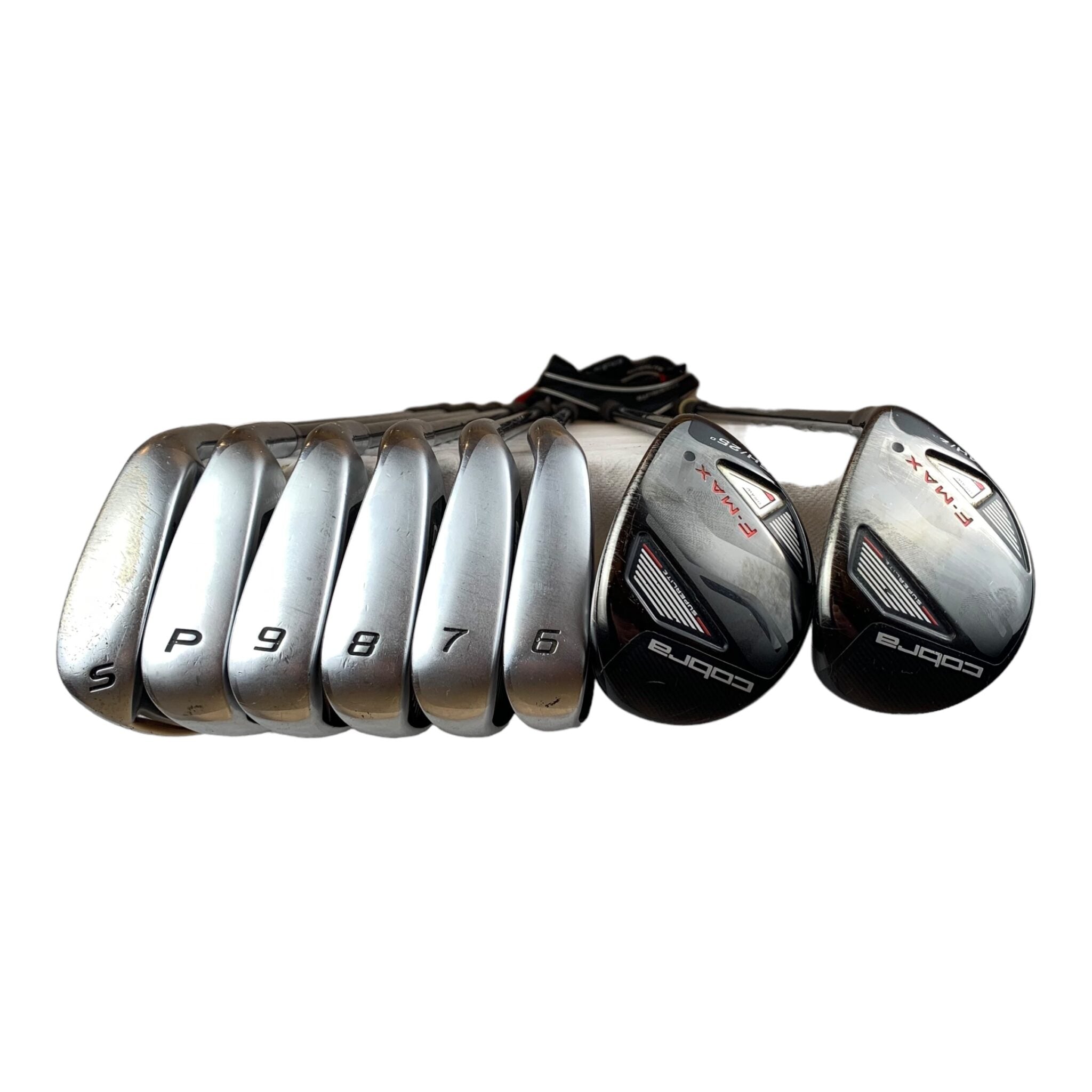Cobra F-Max SuperLite Eisensatz / Flex Regular / Länge = -1" / 4H-5H-6-PW+S / Graphit