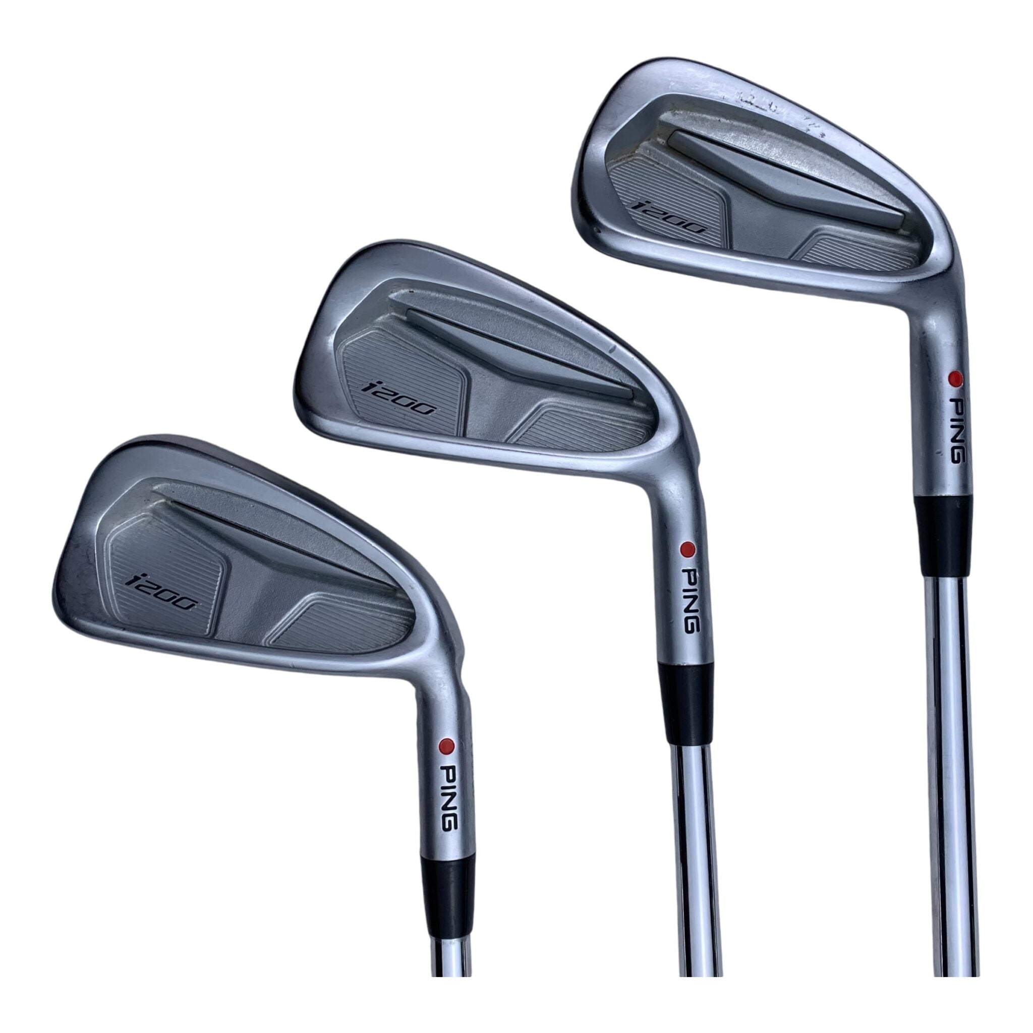 Ping i200 Eisensatz / Flex Regular - Stahl / 5-W / Orange Lie Dot
