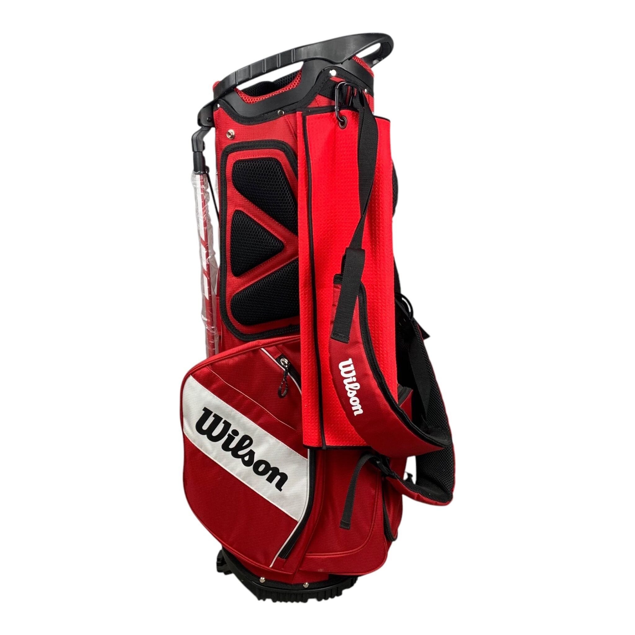 Wilson Standbag / Rot / 5 Fächer / Mit Regenhülle