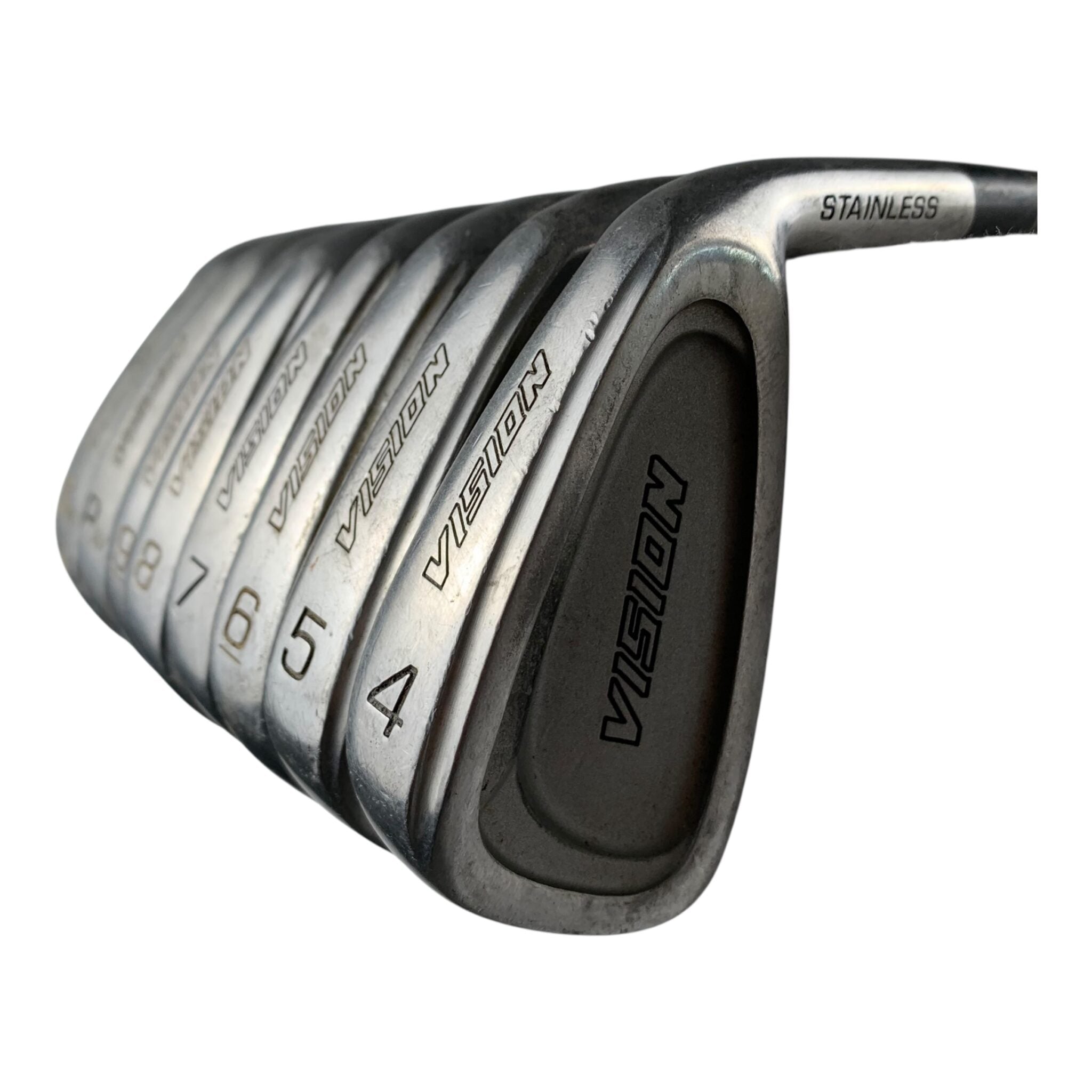 Vision Edelstahl Eisenset / Flex Regular / 4-SW / Graphit