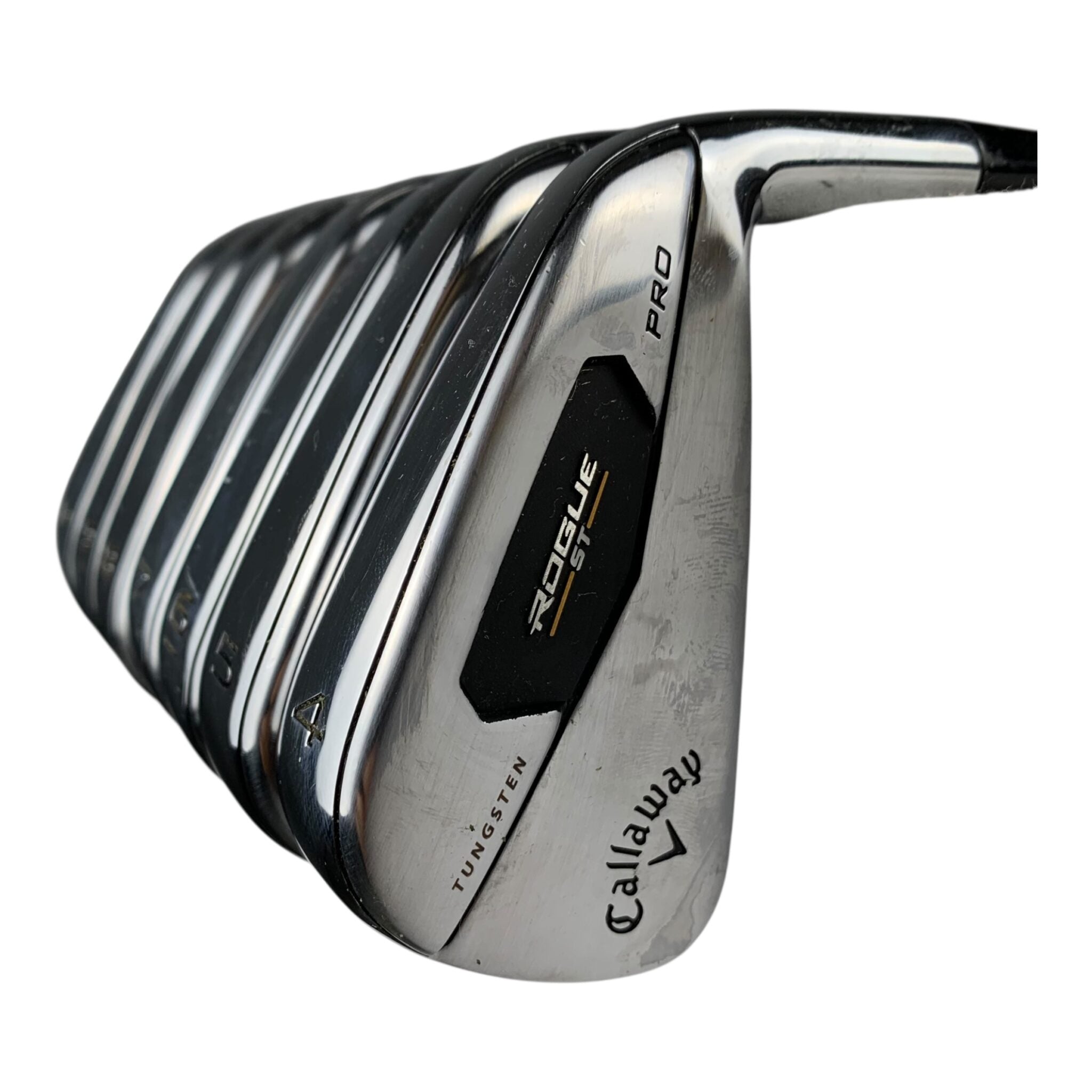 Callaway Rogue ST Pro Eisenset / Flex Stiff / 4-PW / Graphit