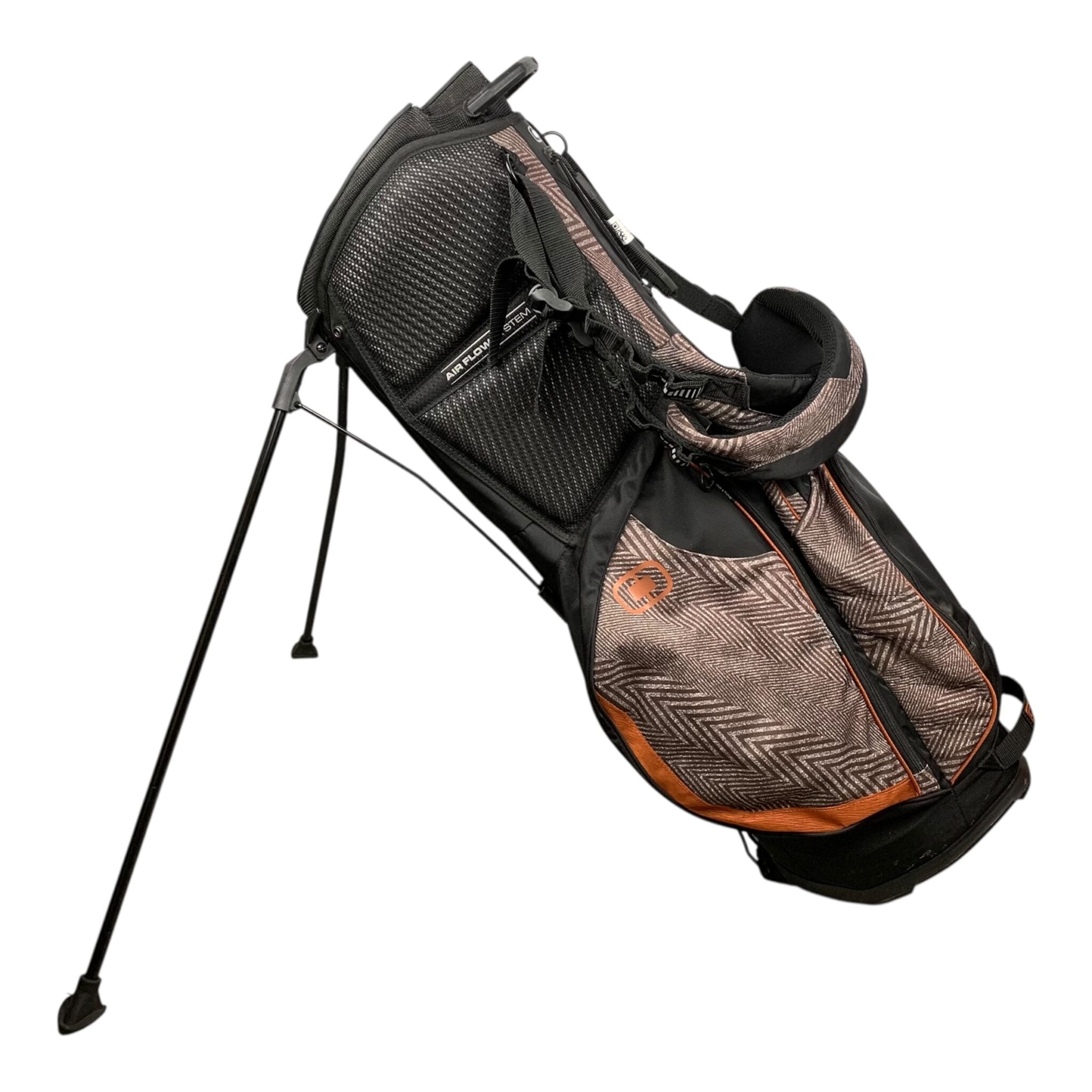 Ogio Shox X4 Standbag / Schwarz/Orange / 13-Raum 