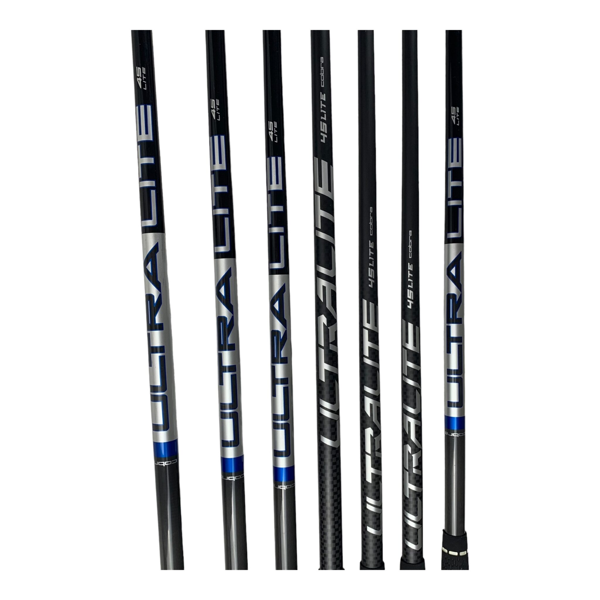 Cobra T Rail Eisensatz / Flex A (Senior) / 4H+5-PW / Graphit / Länge +0,25"