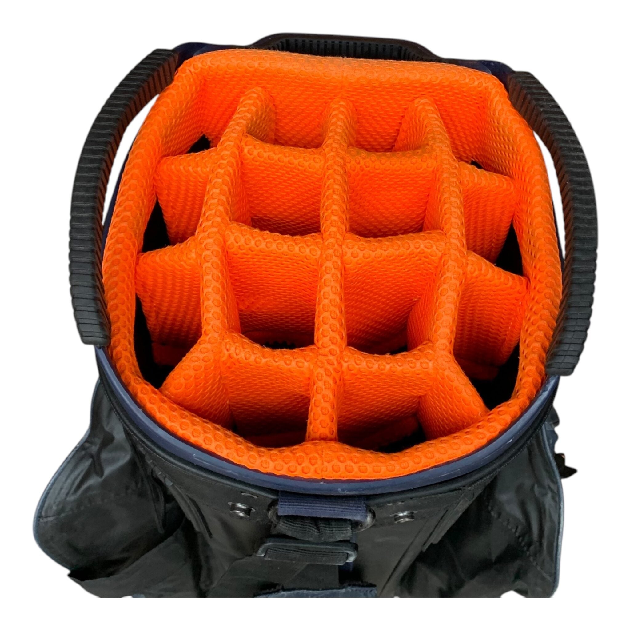 Sun Mountain H2NO Cartbag - Navy/Orange / 15-fach / Mit Regenschutz